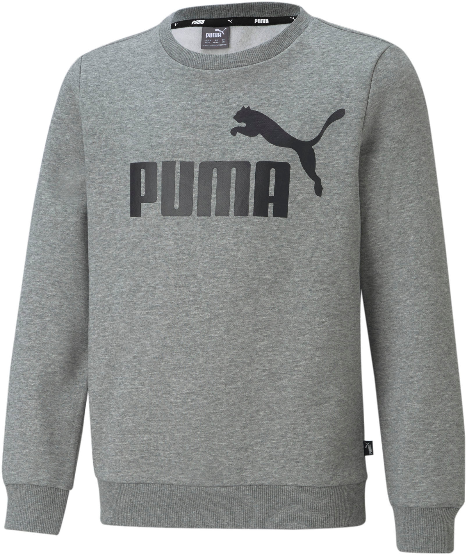 PUMA Kapuzensweatshirt »ESS BIG LOGO CREW FL B« online kaufen | BAUR