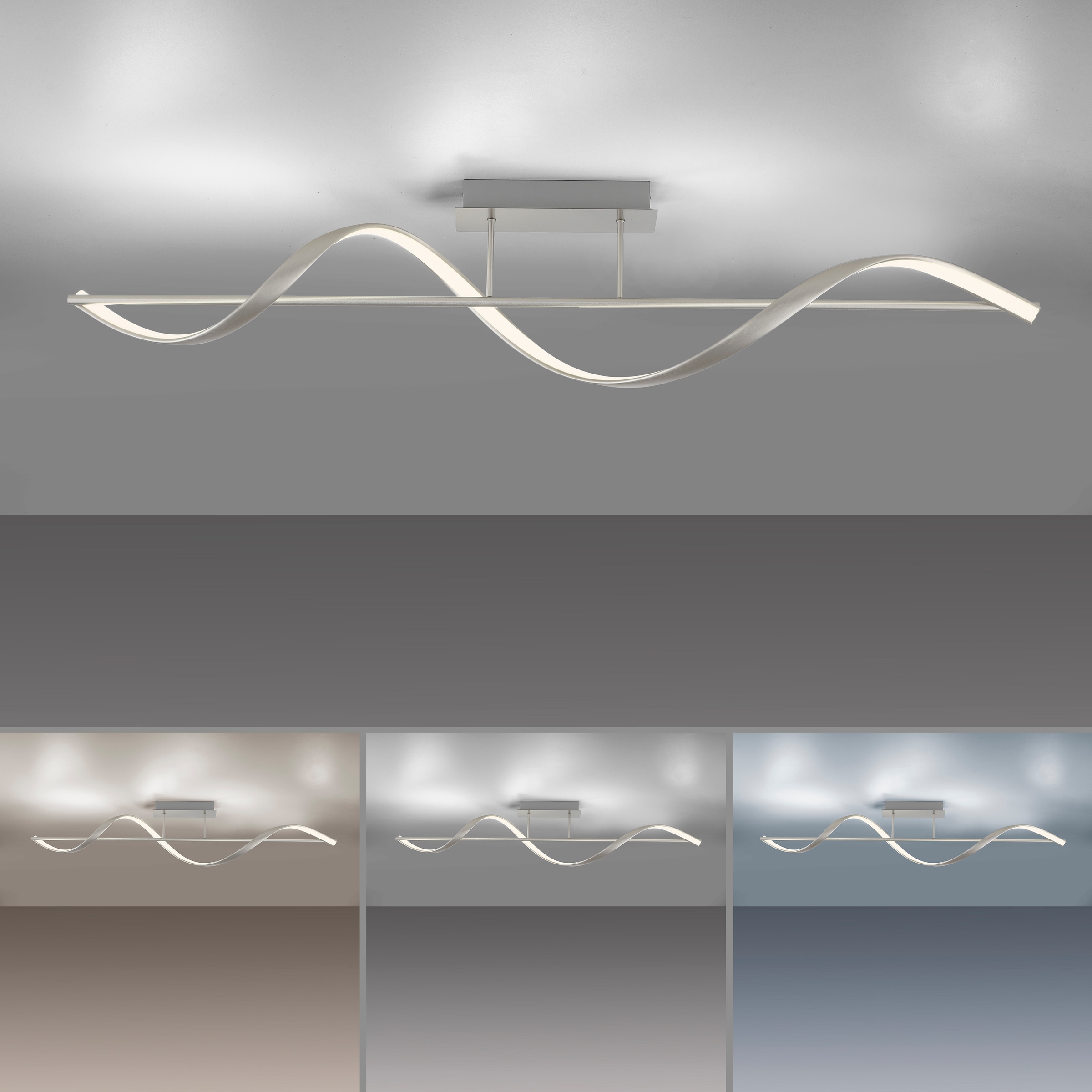 Neuhaus Q SMART HOME LIGHTS LED Deckenleuchte »Q-SWING« LED-Board 1 Stk. warmweiß - kaltweiß