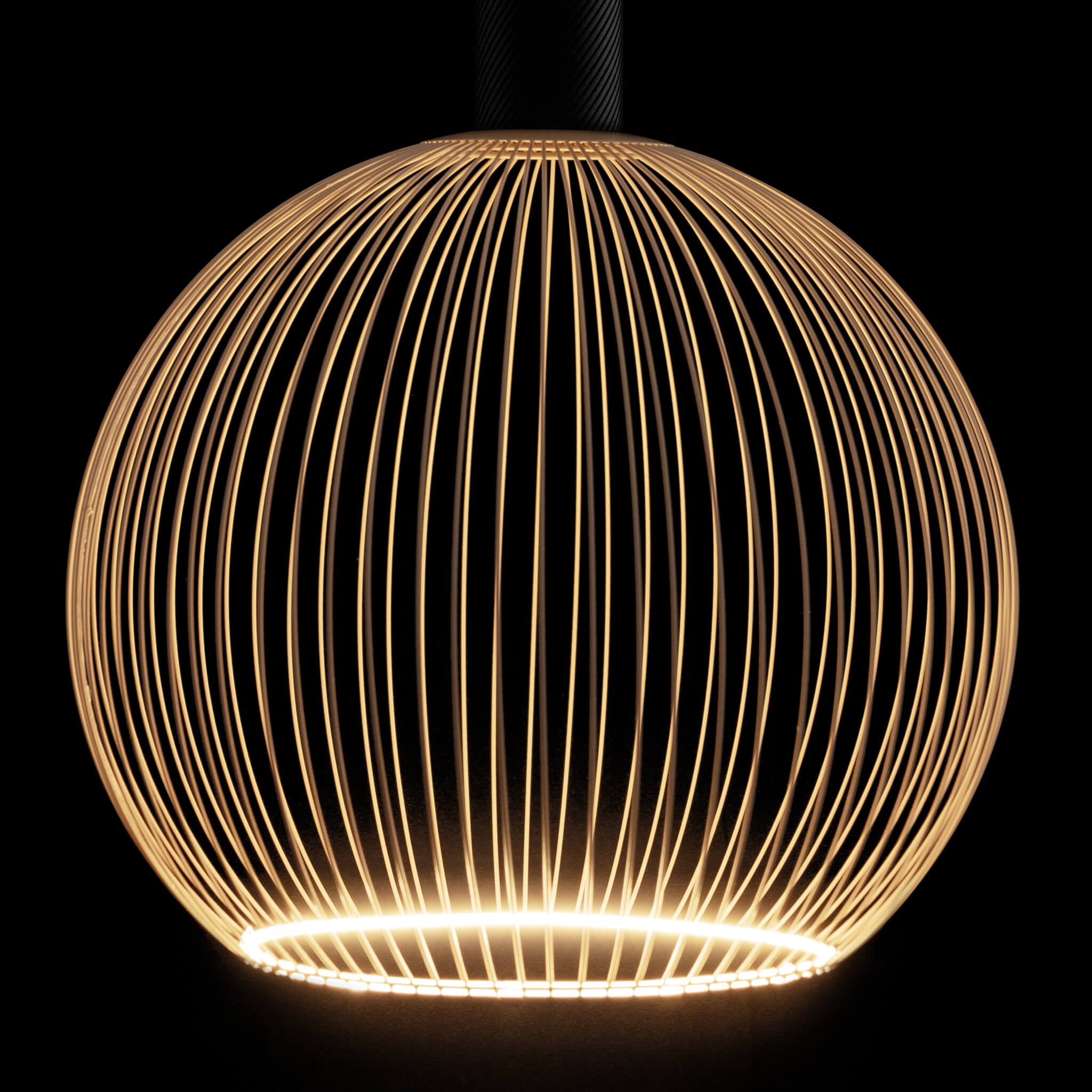 SEGULA LED-Filament »LED Floating Filo« E27 1 Stk. Extra-Warmweiß LED Floating Filo Globe 300 sand 
E27, 6W, 2200K, 450lm