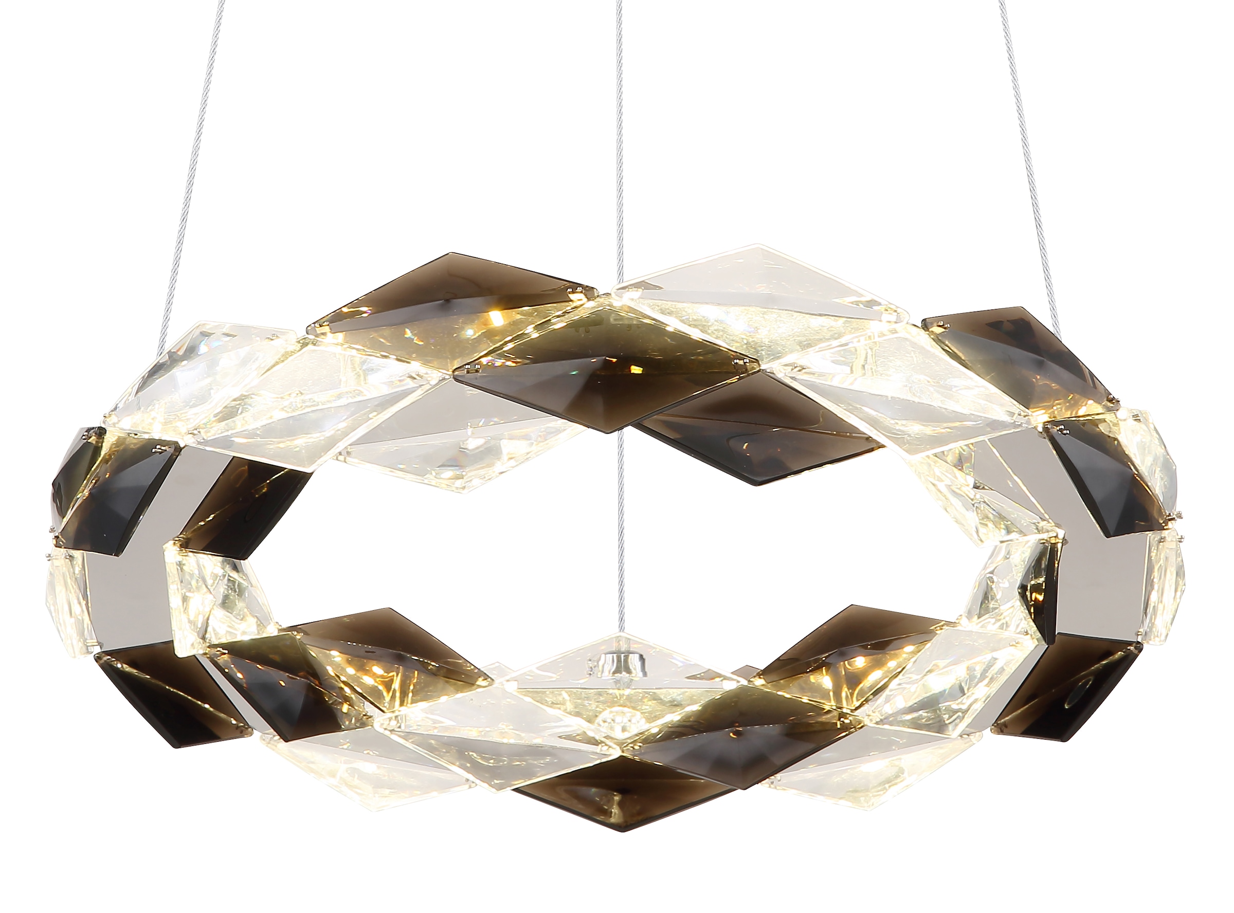 GLOBO LIGHTING LED Pendelleuchte »KARILION«, Leuchtmittel LED-Modul | LED fest integriert, Hängelampe/Hängeleuchte/Wohnzimmer/Esstisch/elegant