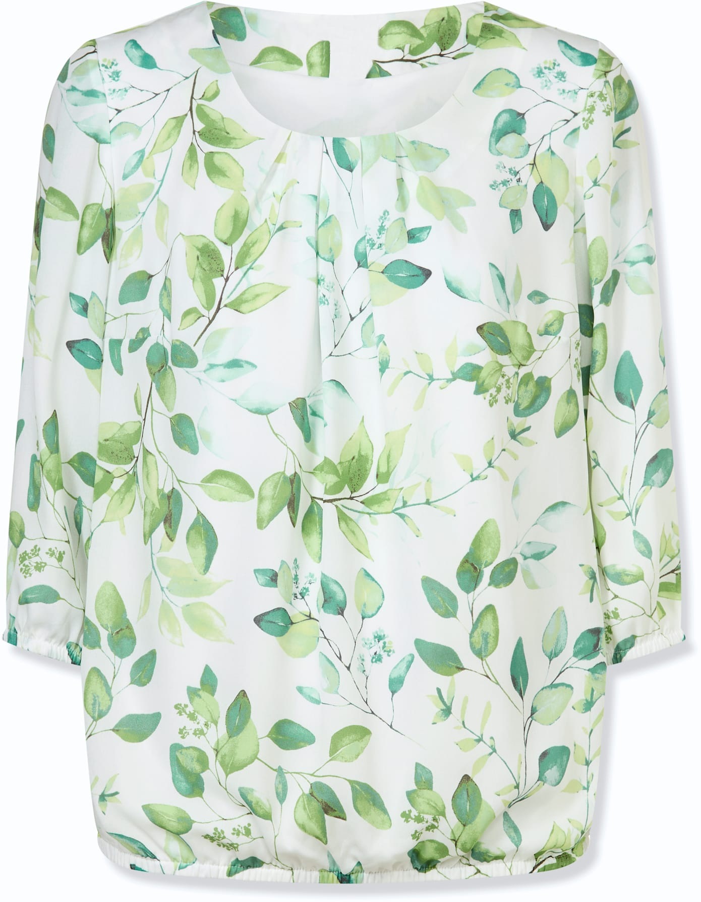 Lady Georgette Blouse White/Eucalyptus 52 3