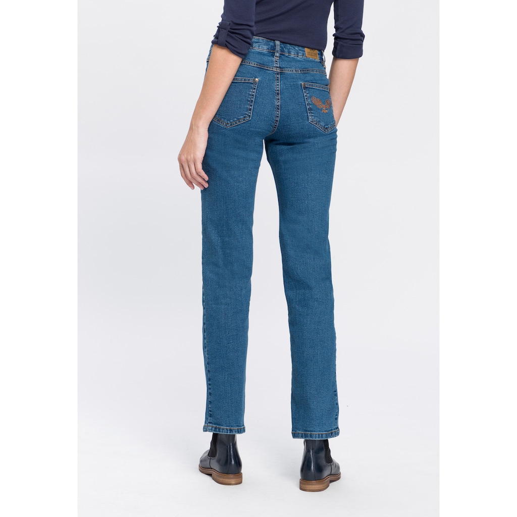 Arizona Gerade Jeans »Comfort-Fit«, High Waist