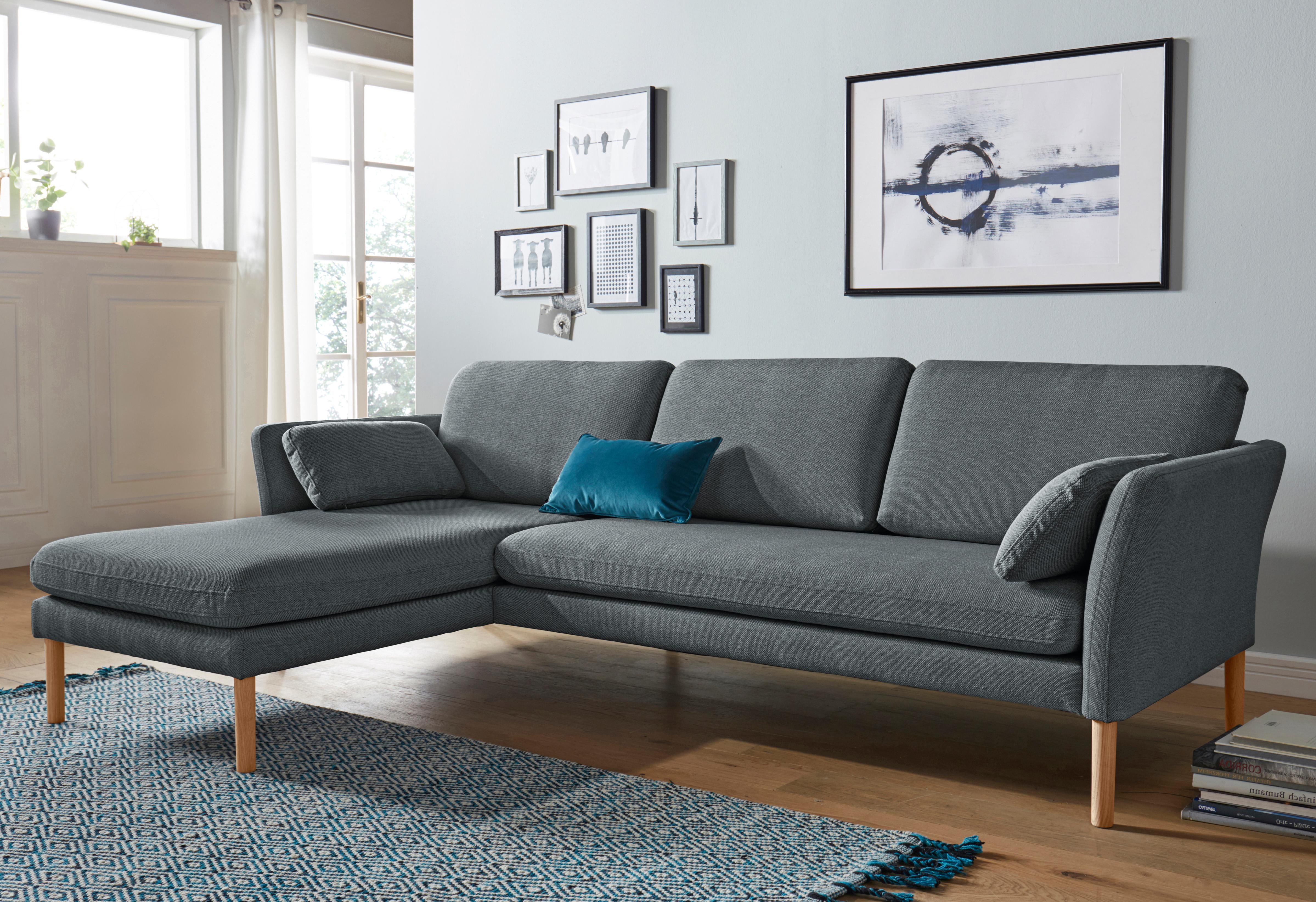 andas Ecksofa Helsingborg, mit Recamierenabschluss, in skandinavischem Design