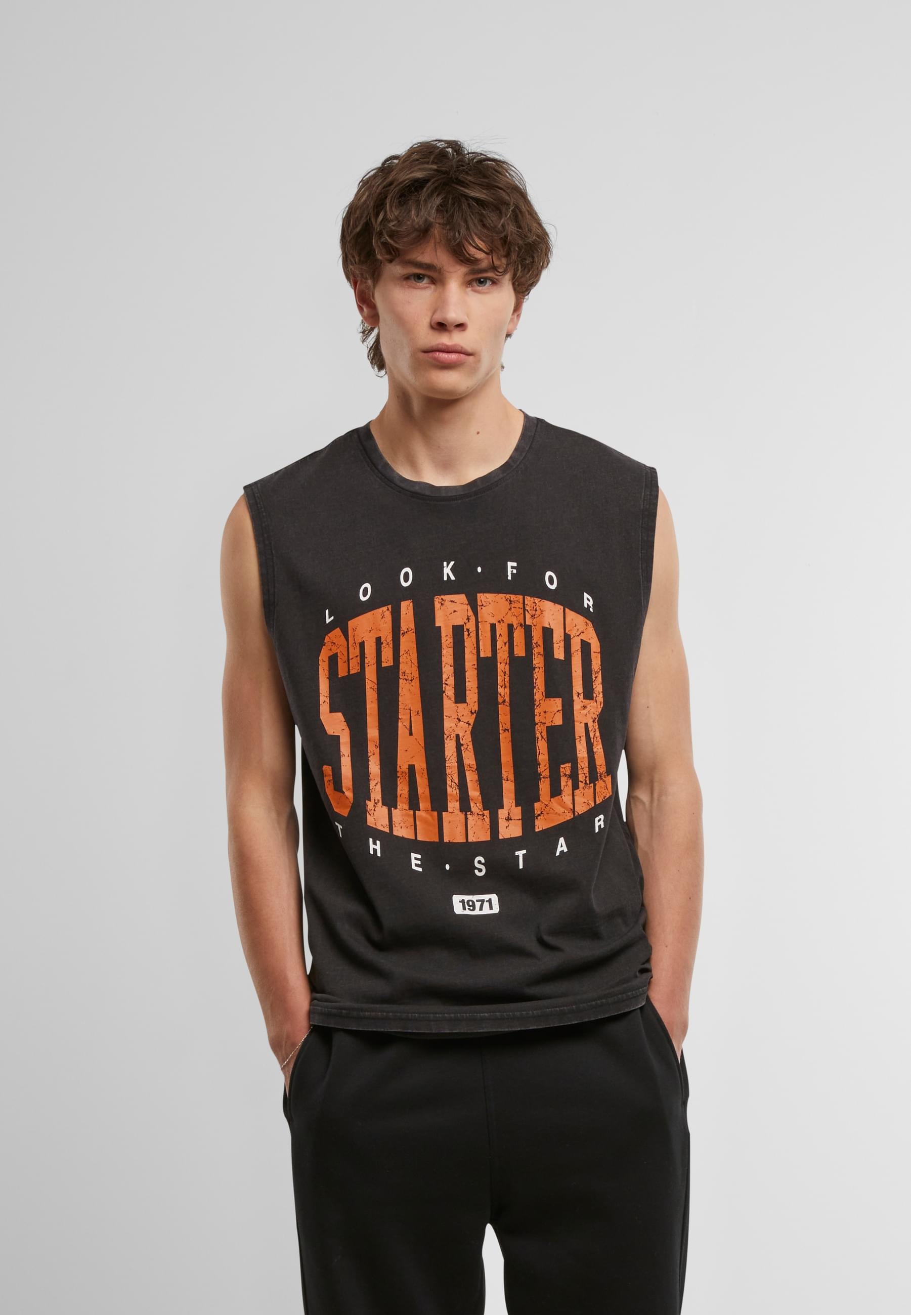 Starter Black Label Tanktop »Starter Black Label Starter Sleeveless Washed Tee« 1 Stk. tlg.