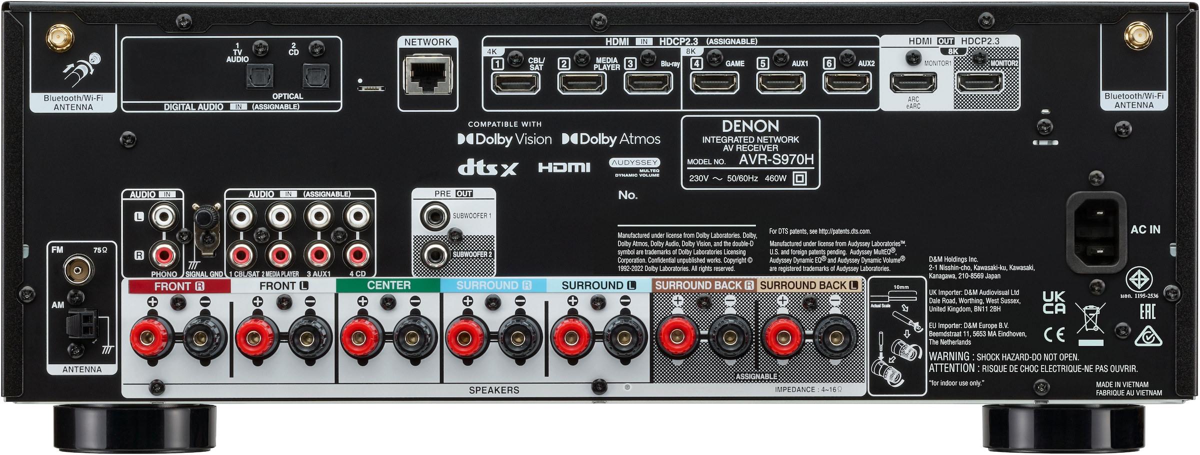 Denon Lautsprecher »AVR-S970H«