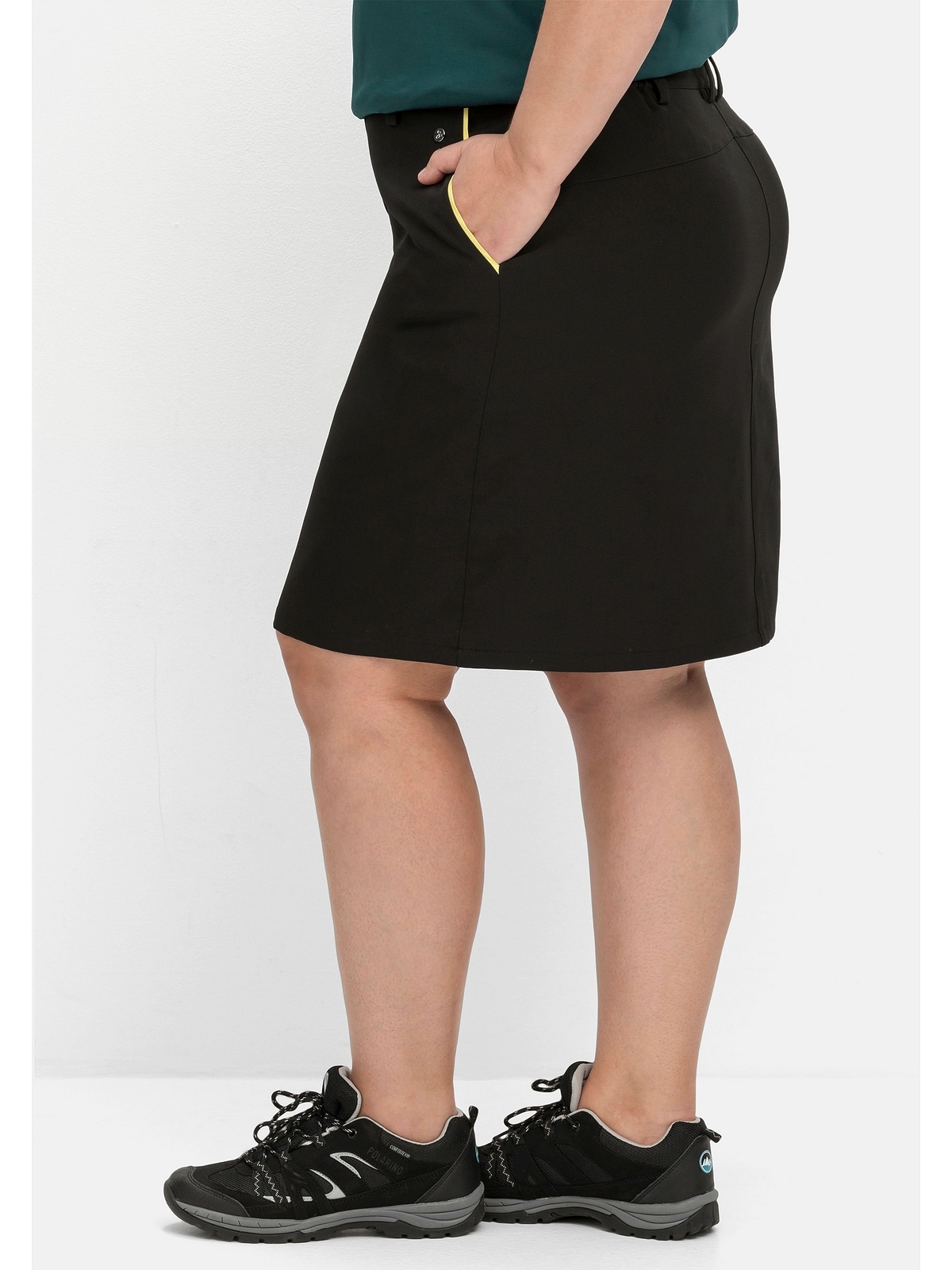 Sheego Hosenrock für kaufen Shorts »Große Größen«, innenliegender | mit BAUR