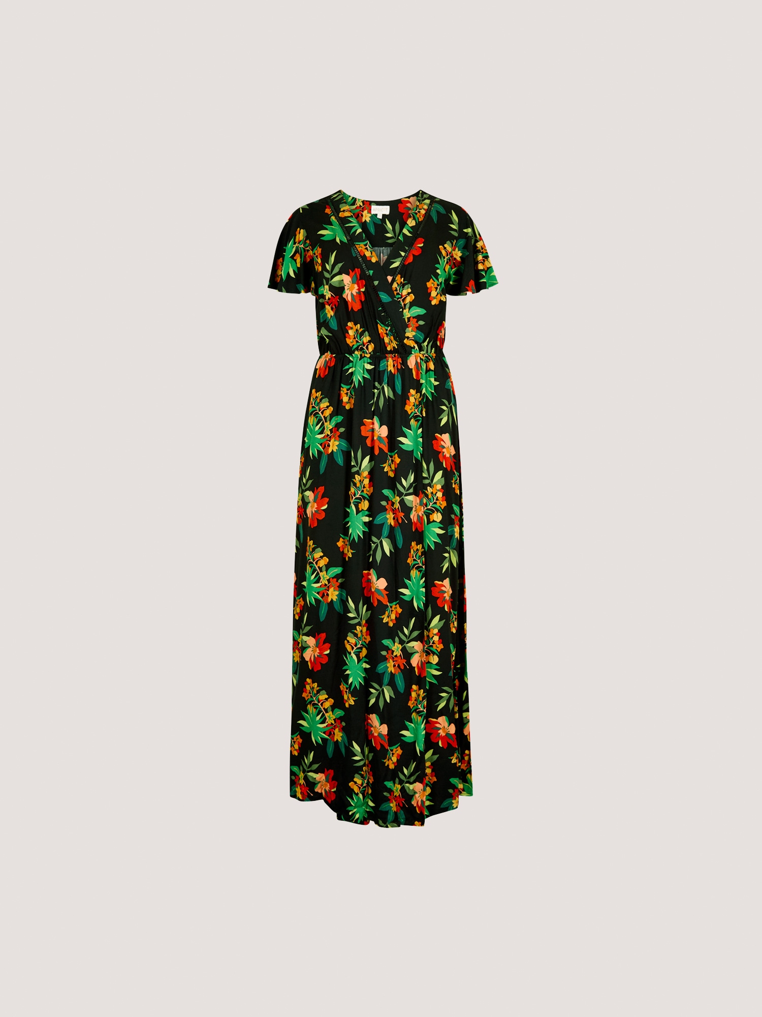 Apricot Maxikleid »Tropisches Maxikleid« in Wickeloptik