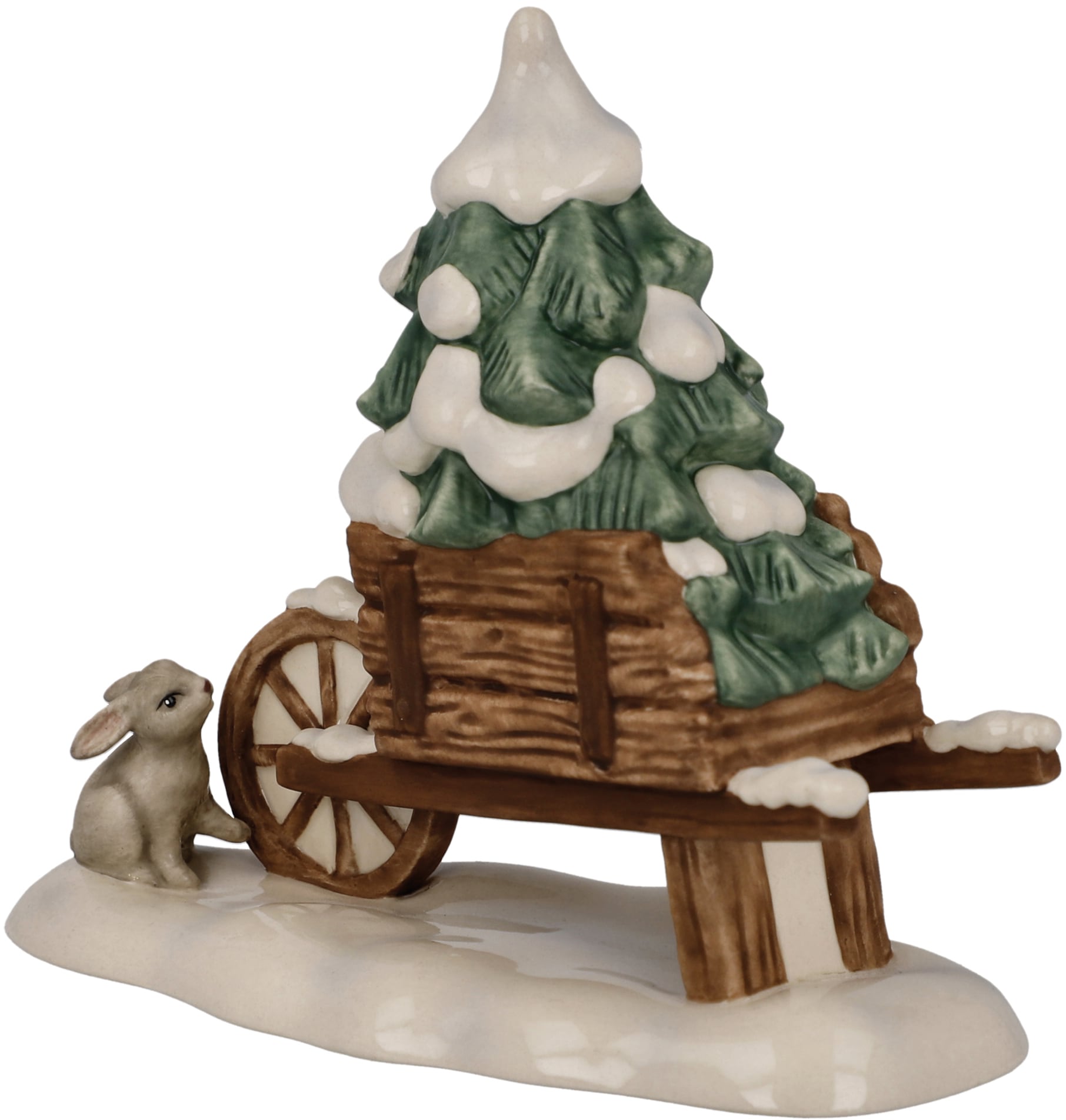 Goebel Sammelfigur "Winterwald, Weihnachtsdeko", Steingut, Figur - Schubkar günstig online kaufen