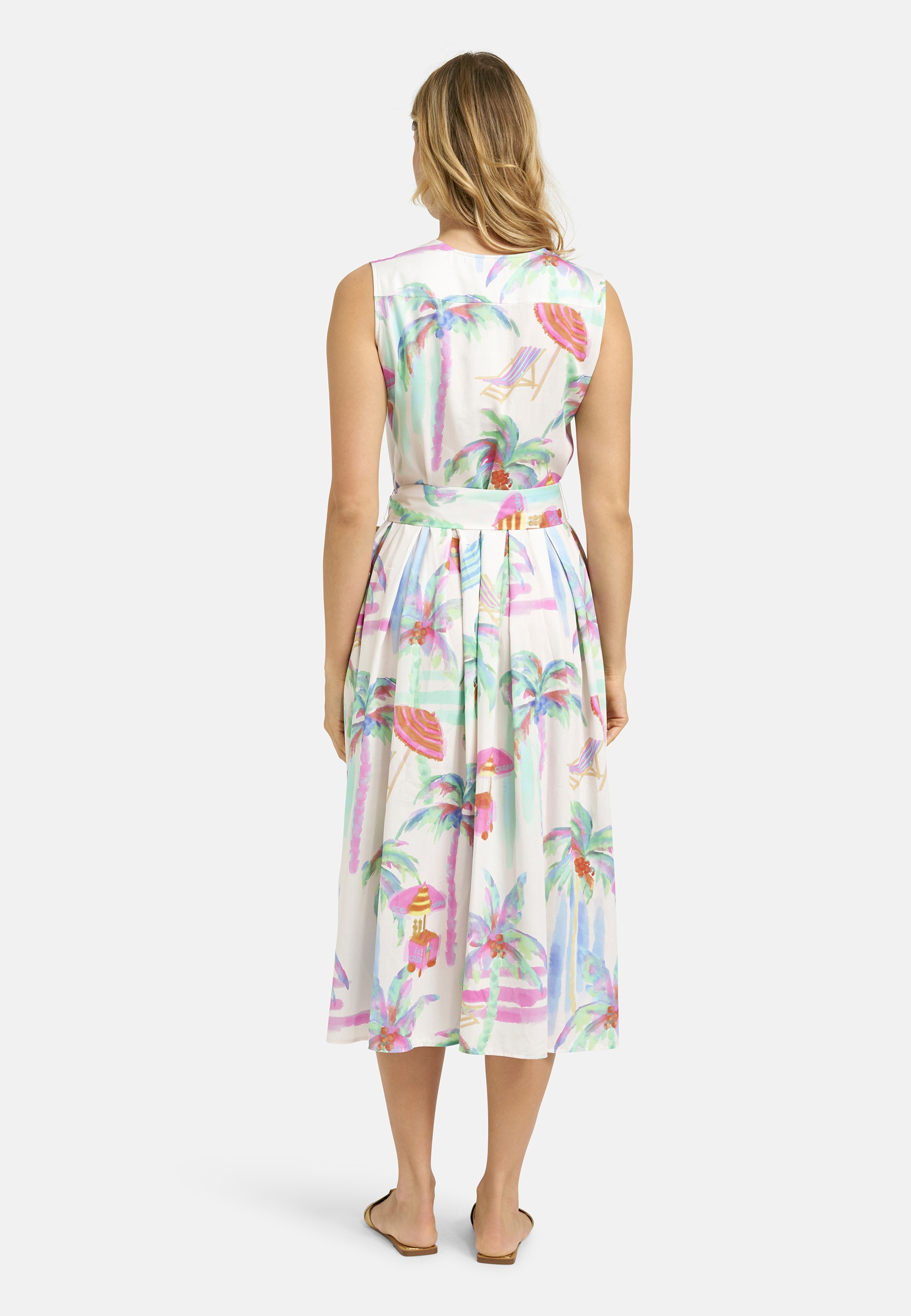 Milano Italy Sommerkleid Eingrifftaschen mit Taschen