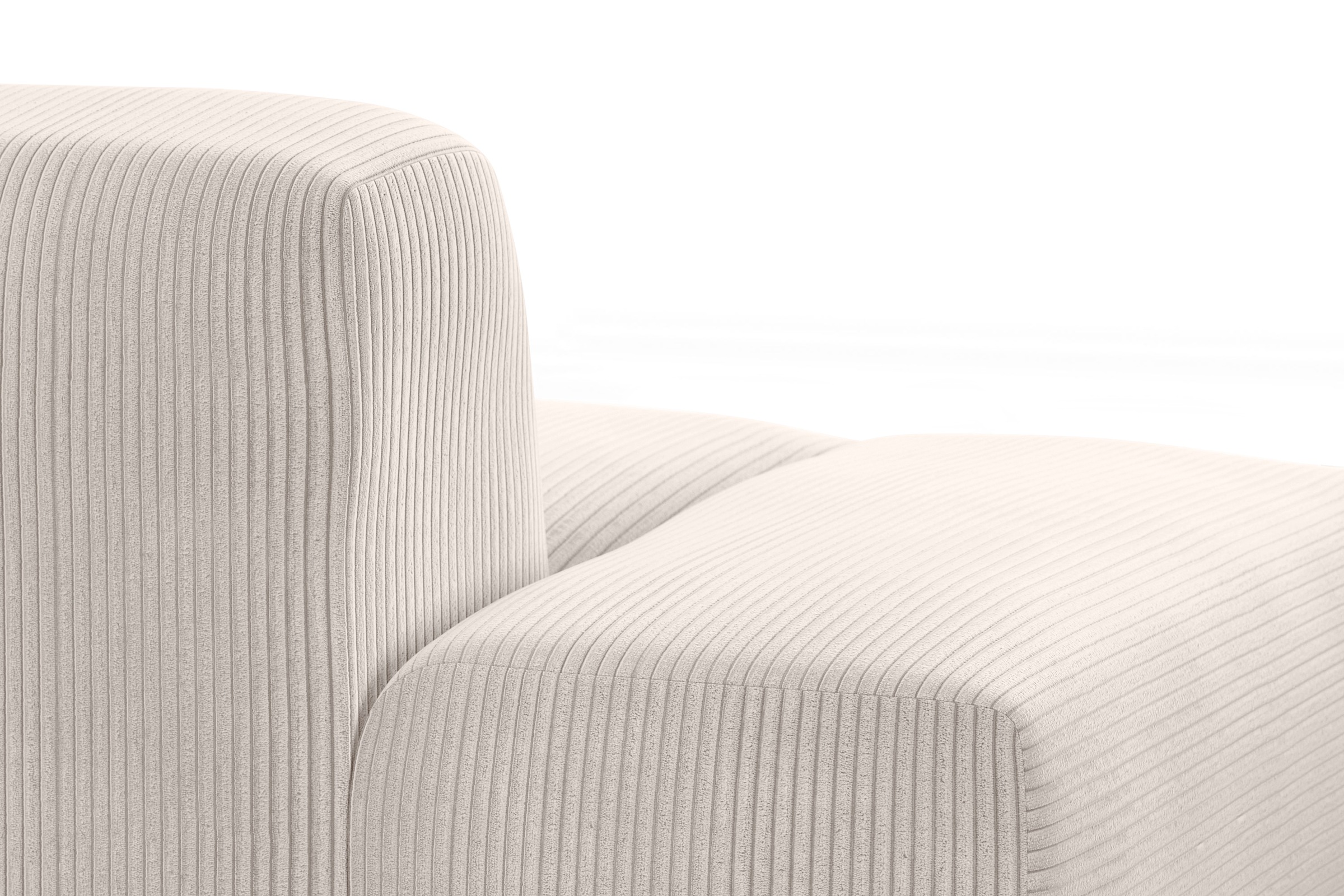 TRENDMANUFAKTUR Big-Sofa »Braga, mit hochwertigem Kaltschaum, Megasofa, in Cord erhältlich«, modernes Big-Sofa, Couch mit hohem Sitzkomfort, 277/72/107 cm (B/H/T)