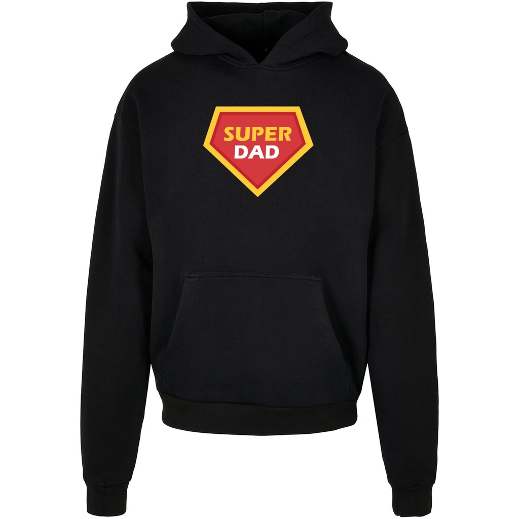 Merchcode Kapuzensweatshirt »Merchcode Herren Fathers Day - Super dad Ultra Heavy Hoody«, (1 tlg.)