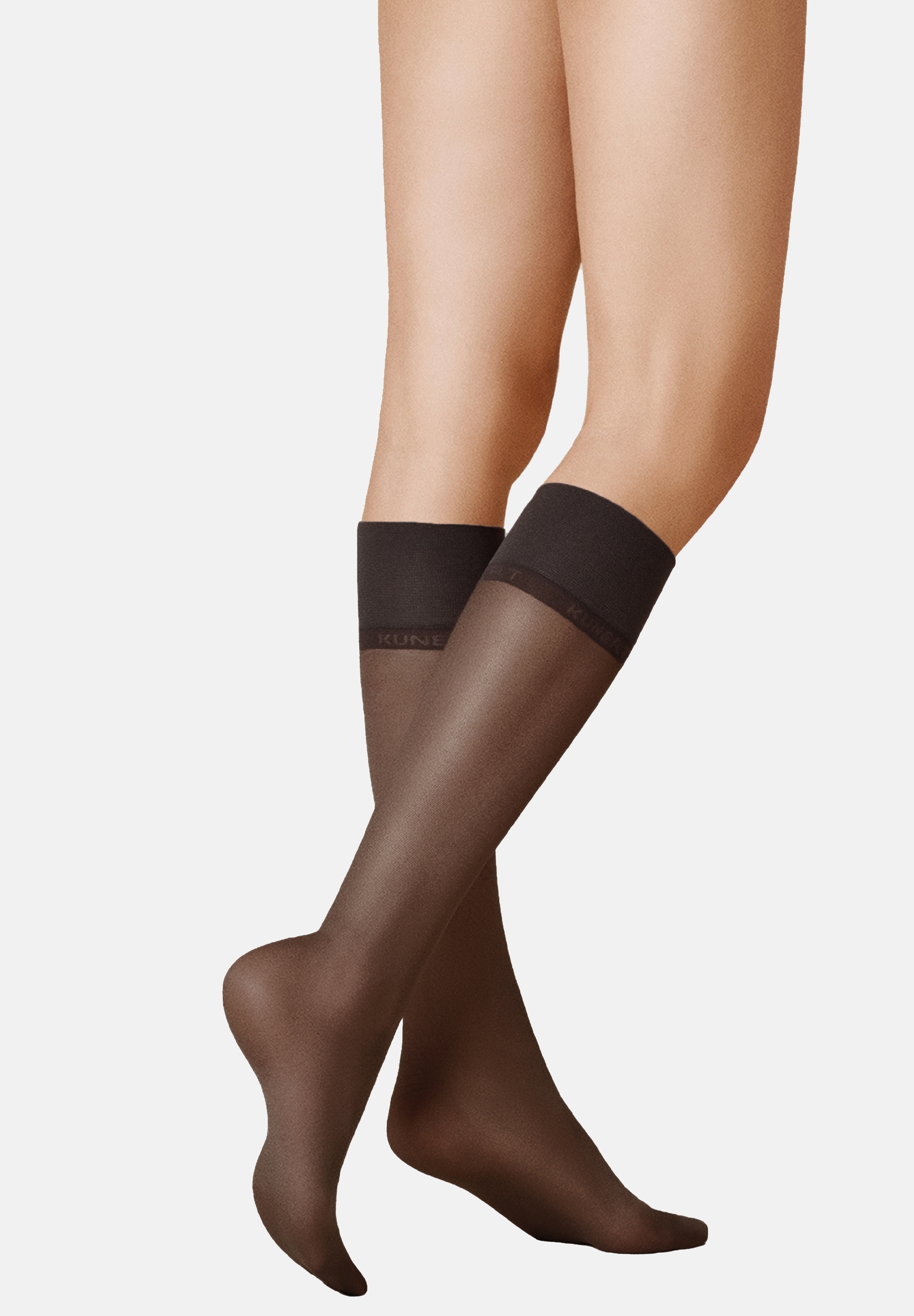 KUNERT Feinkniestrümpfe "Kniestrumpf Satin Look 20"