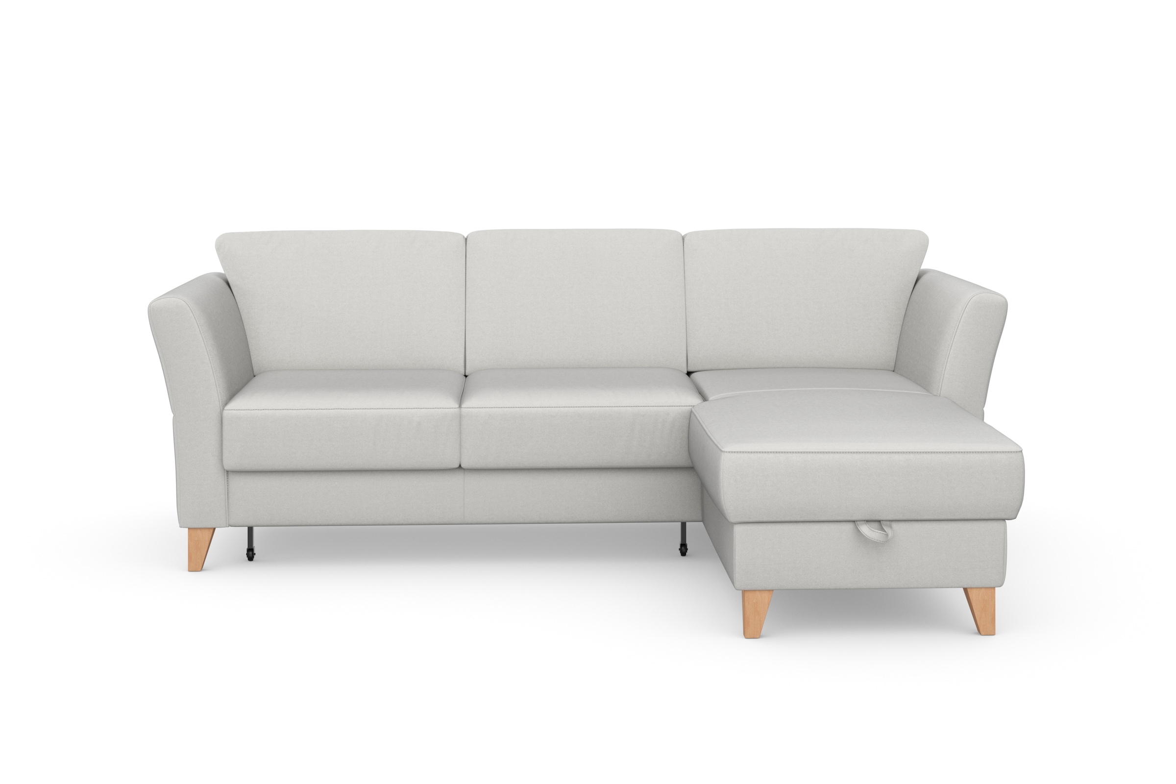 sit&more Ecksofa "Visby L-Form", Wahlweise mit Bettfunktion und Bettkasten, günstig online kaufen