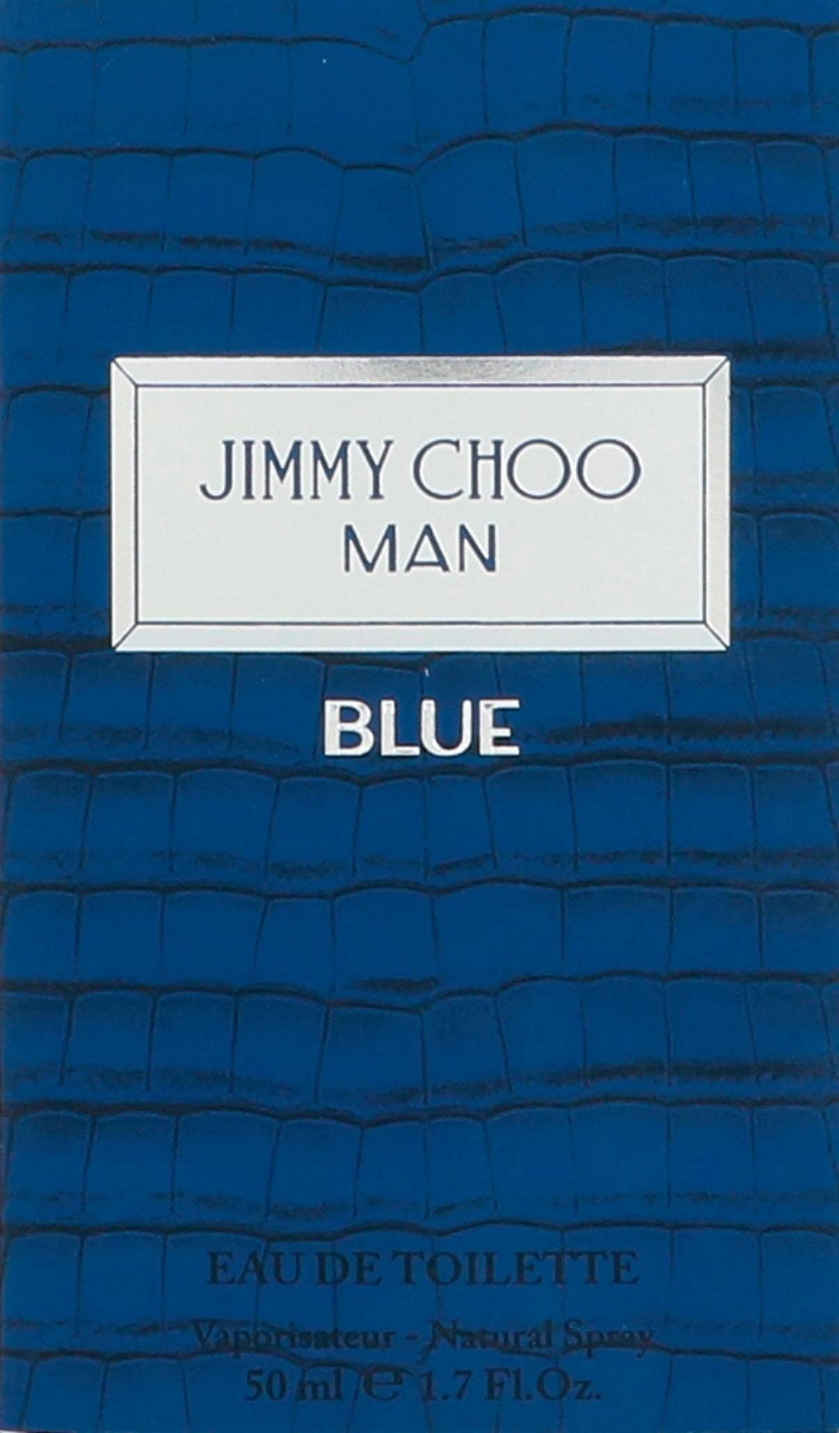 JIMMY CHOO Eau de Toilette »Man Blue«, Würziger Duft mit Bergamotte, Leder, Zypresse, Vetiver und Sandelholz.