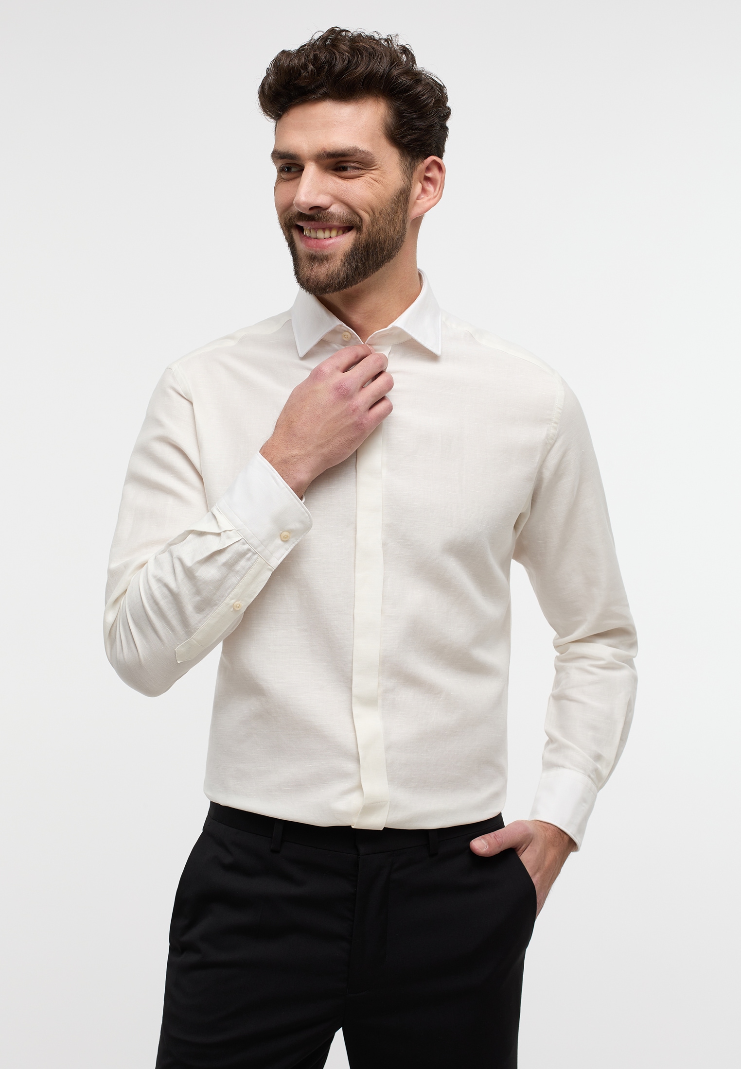 Eterna Langarmhemd "MODERN FIT", EASY IRON (bügelleicht) günstig online kaufen