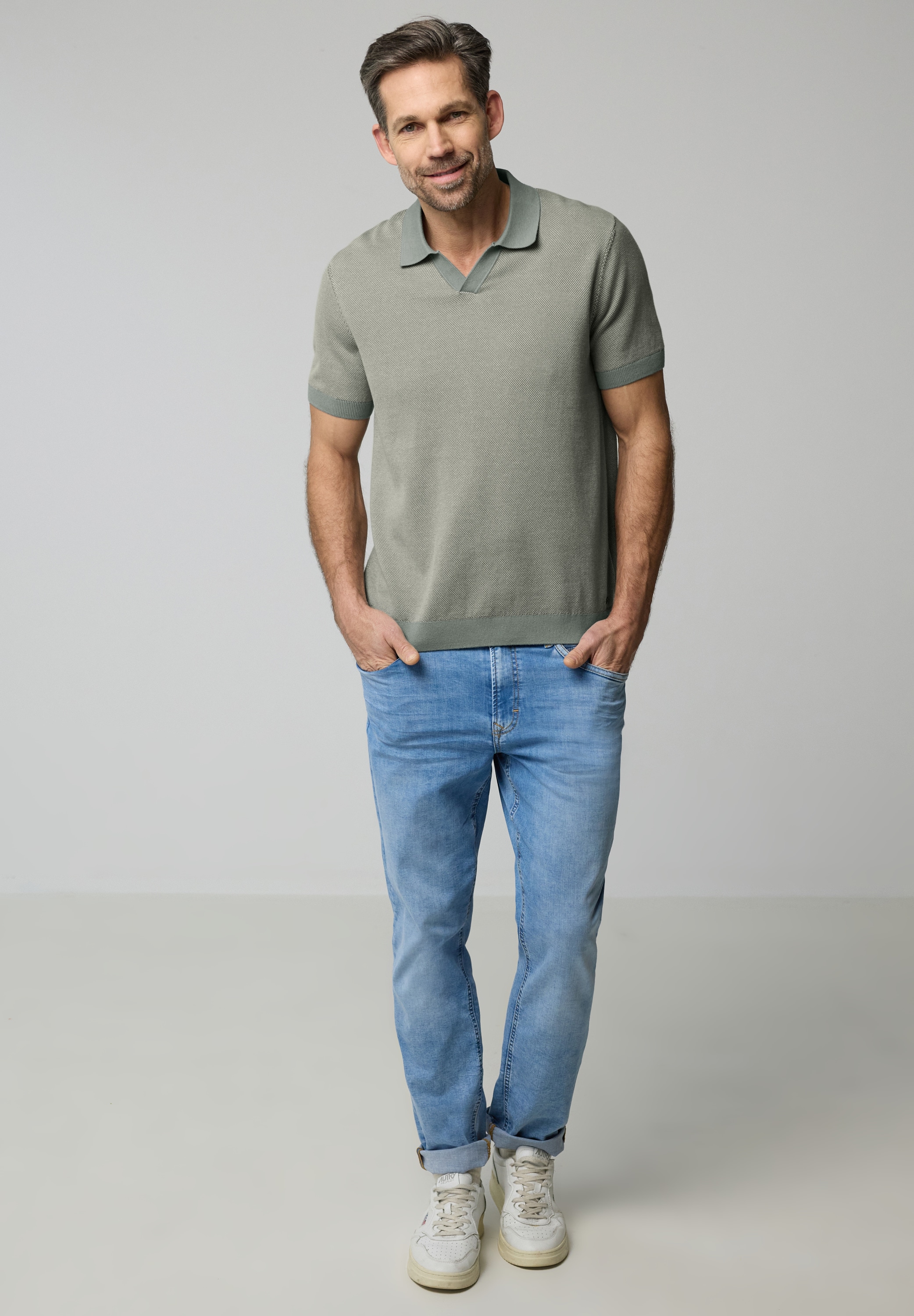 STREET ONE MEN T-Shirt aus reiner Baumwolle