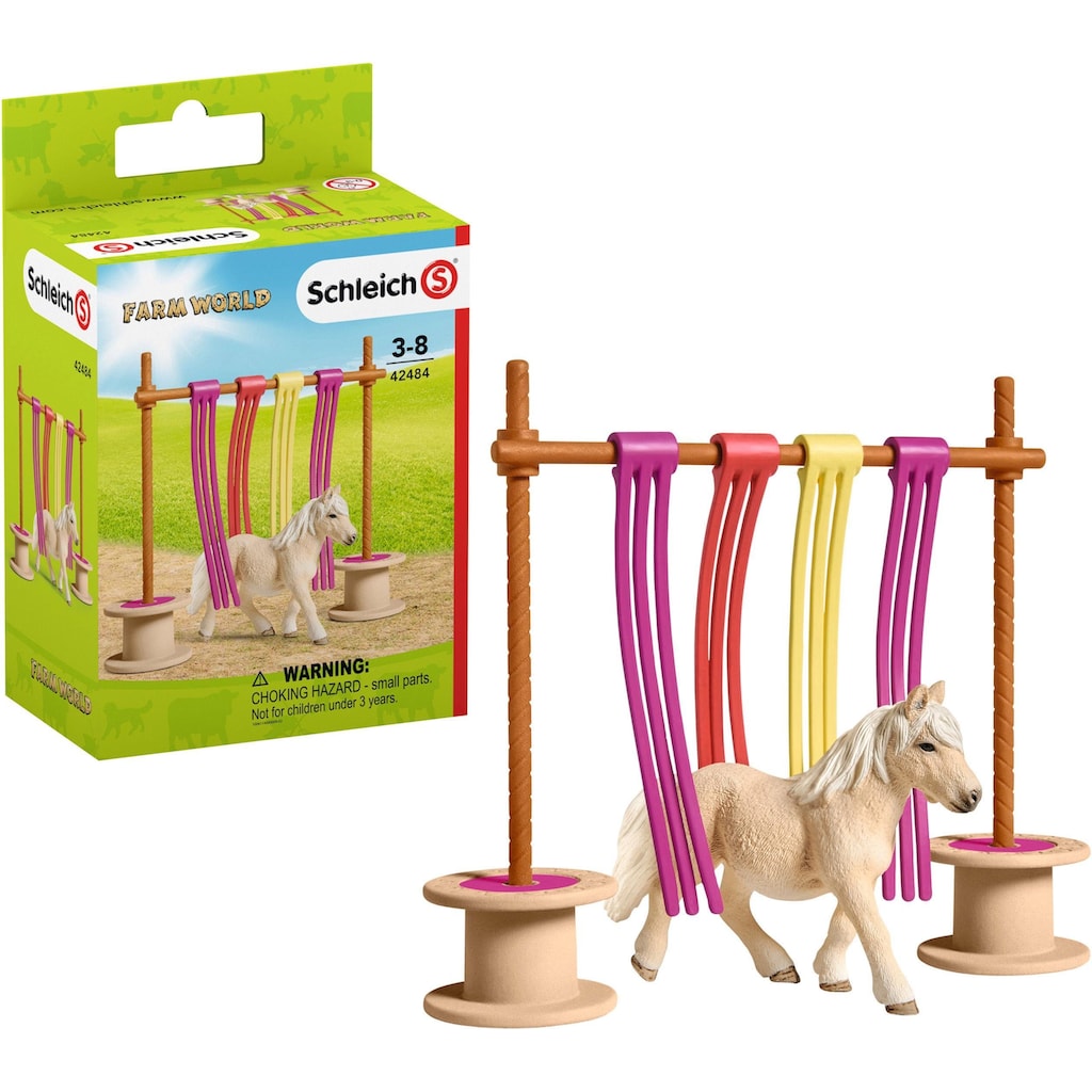 Schleich® Spielfigur »FARM WORLD, Pony Flattervorhang (42484)«