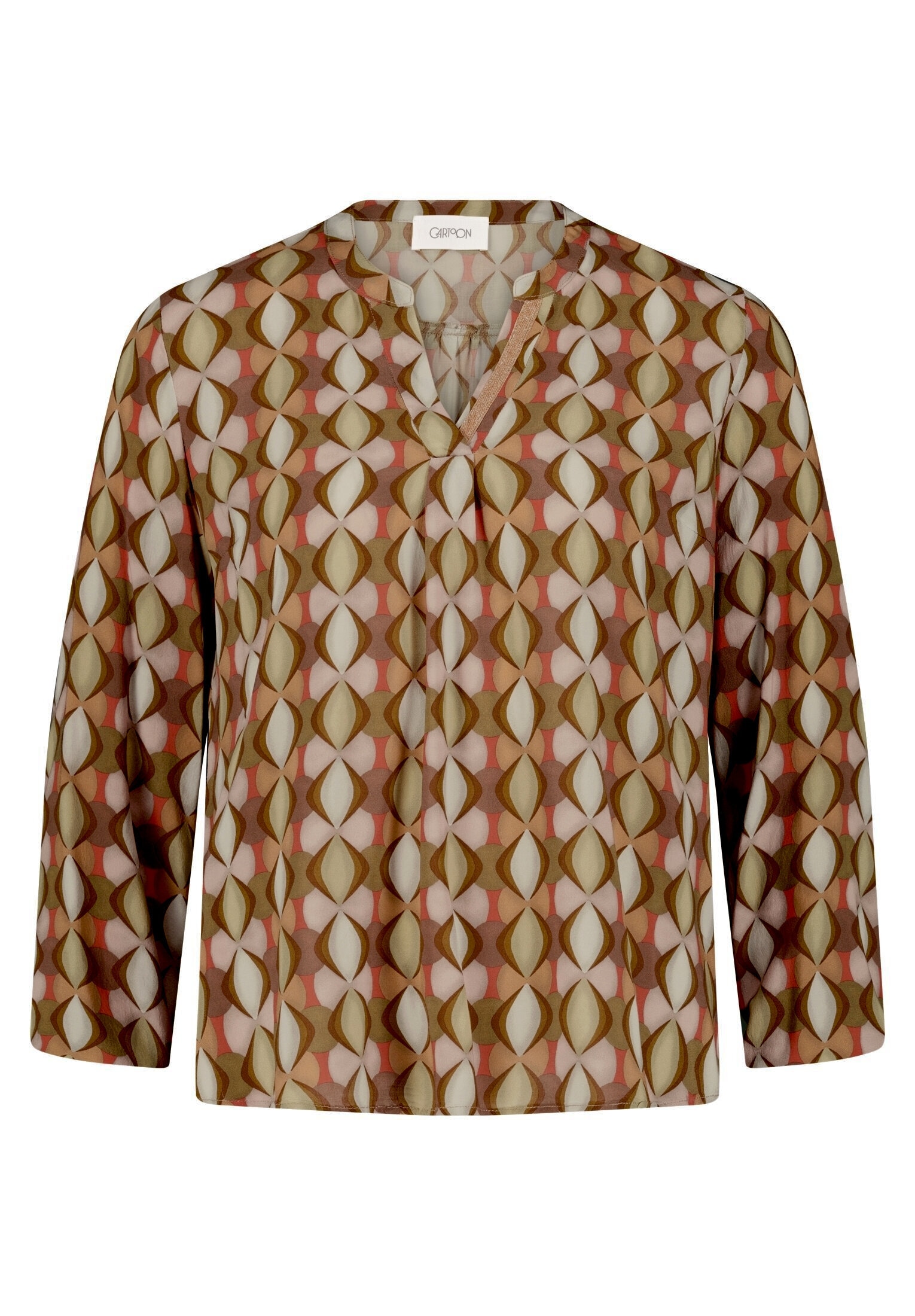 Cartoon Shirtbluse »Damen mit Muster«