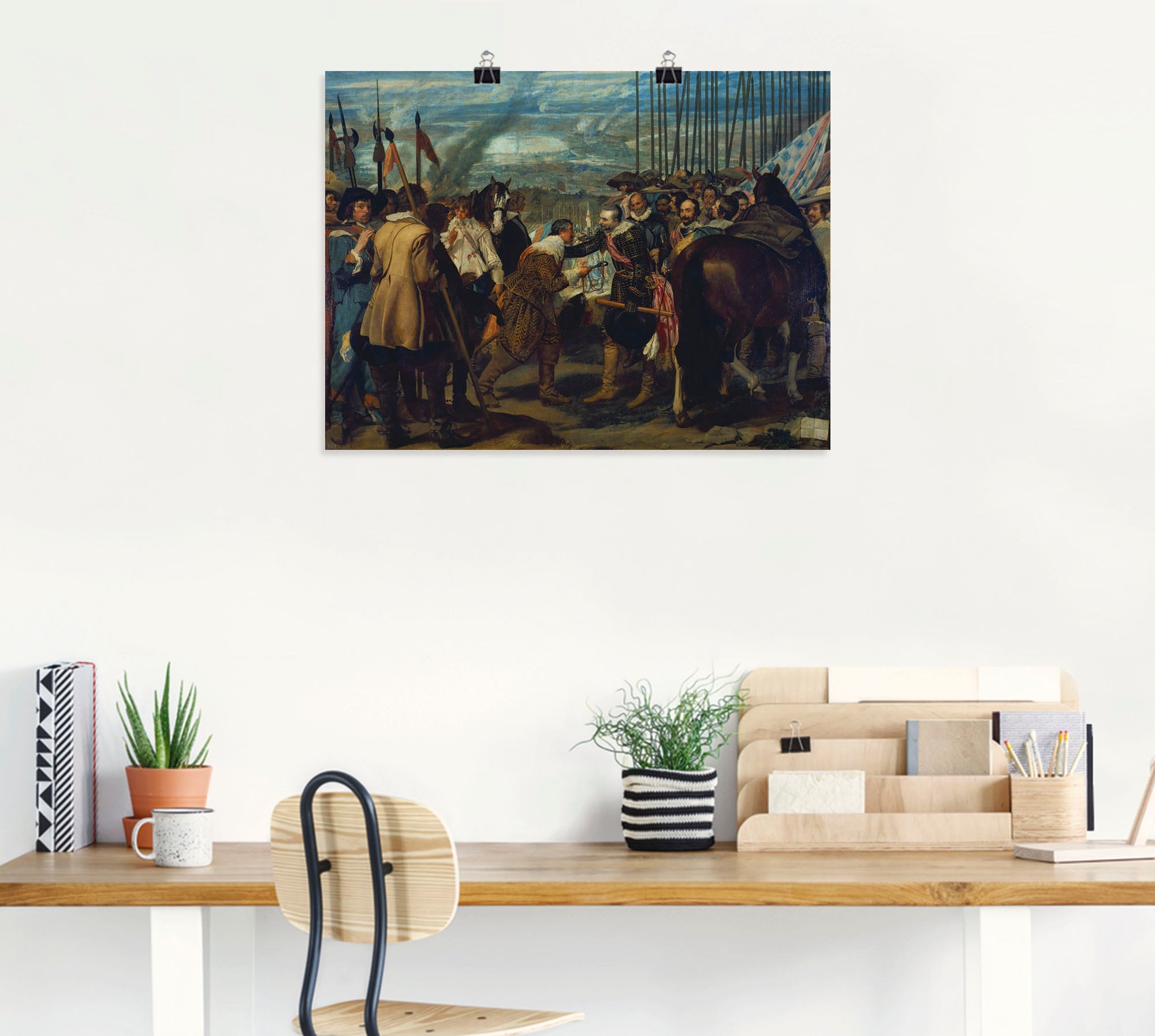 Artland Wandbild »Die Übergabe von Breda. 1634/1635«, Gruppen & Familien, (1 St.), als Leinwandbild, Wandaufkleber oder Poster in versch. Größen