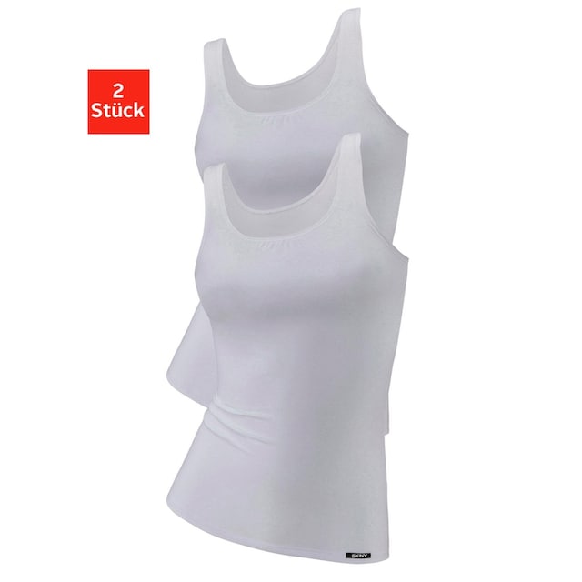 Skiny Unterhemd, (Packung, 2 St.), mit kleinem Weblabel am Saum kaufen |  BAUR