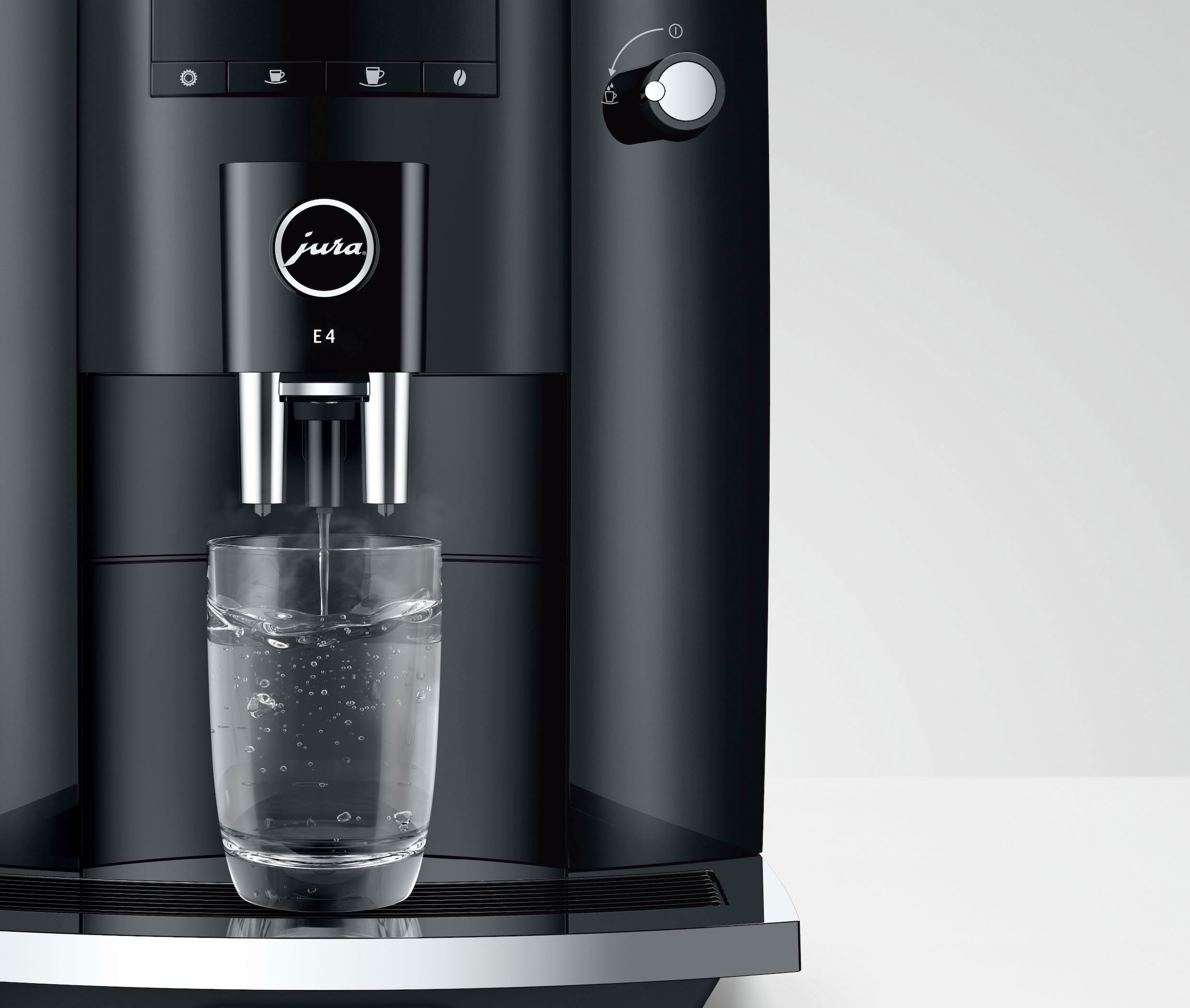 JURA Kaffeevollautomat »15433 E4 Piano White (EA)«