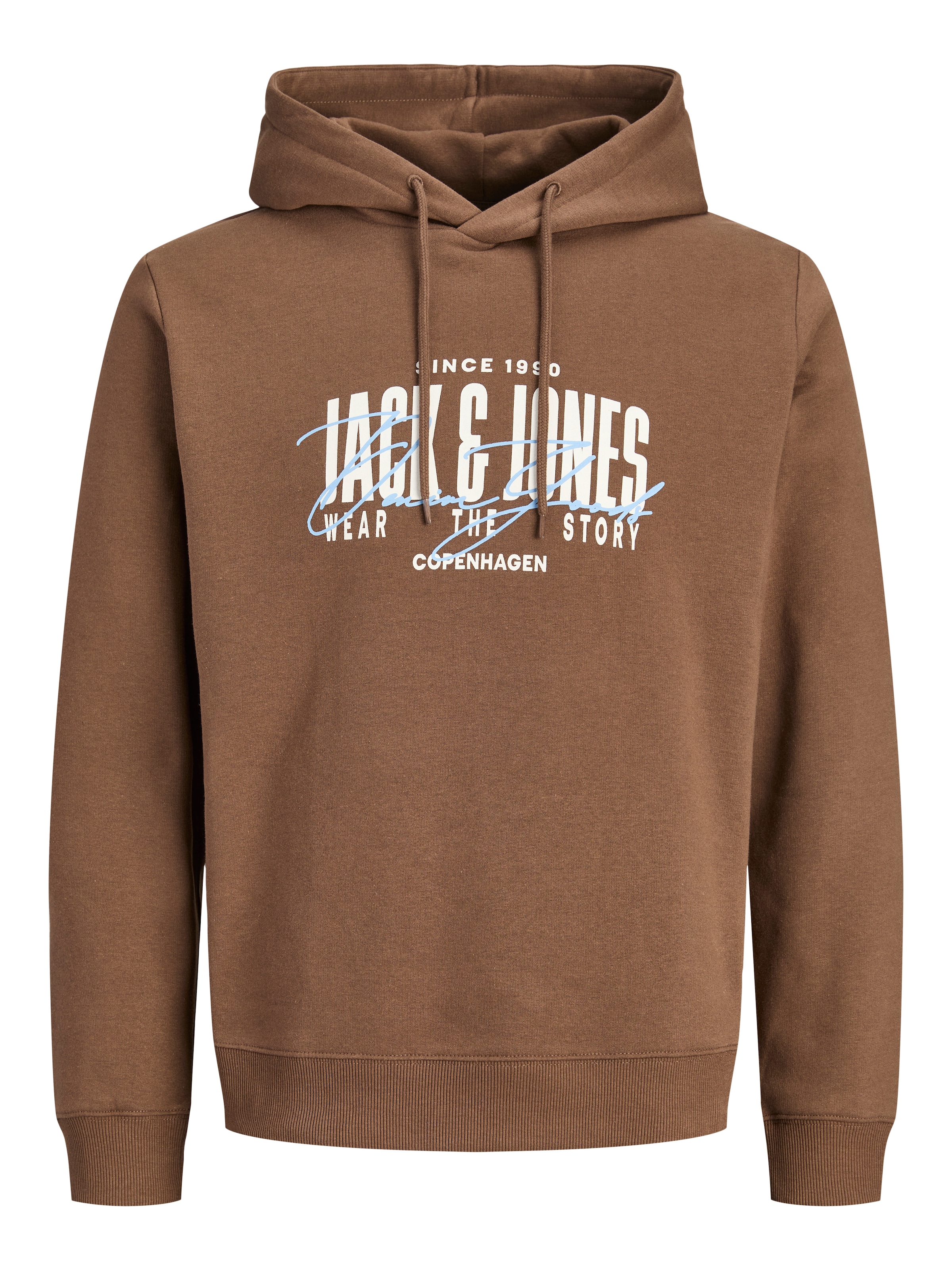 Jack & Jones "JJAERO SWEAT HOOD", Materialmix, regular fit