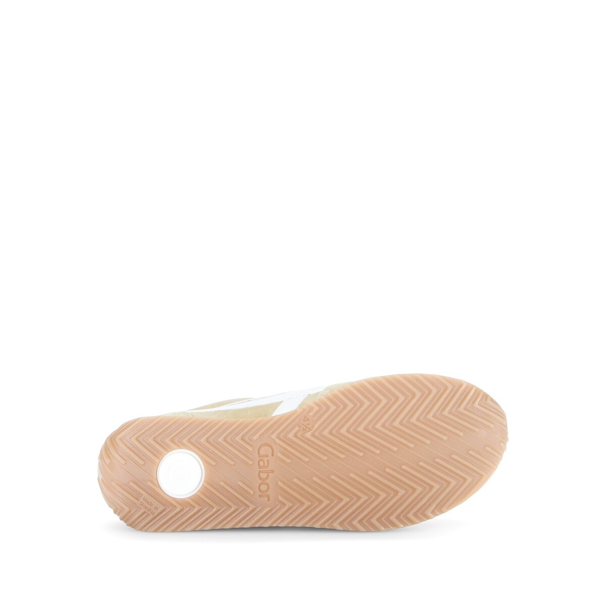 Sneaker GABOR "Sneaker low", Damen, Gr. 37,5, beige, Schuhe Sneaker 3