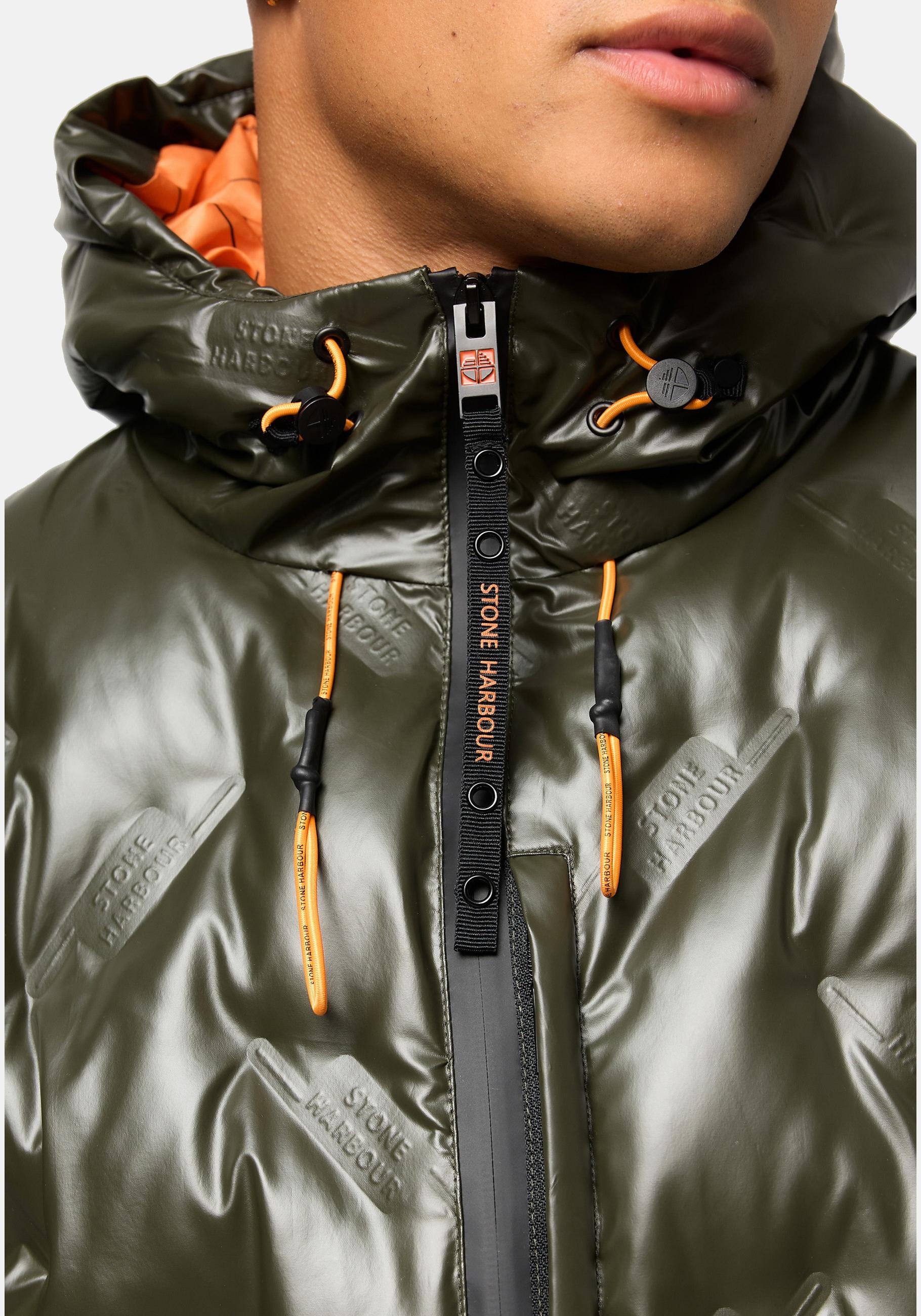 Stone Harbour Outdoorjacke »Geroo«, mit Kapuze, Sportliche, wasserdichte Herren Winterjacke mit Kapuze