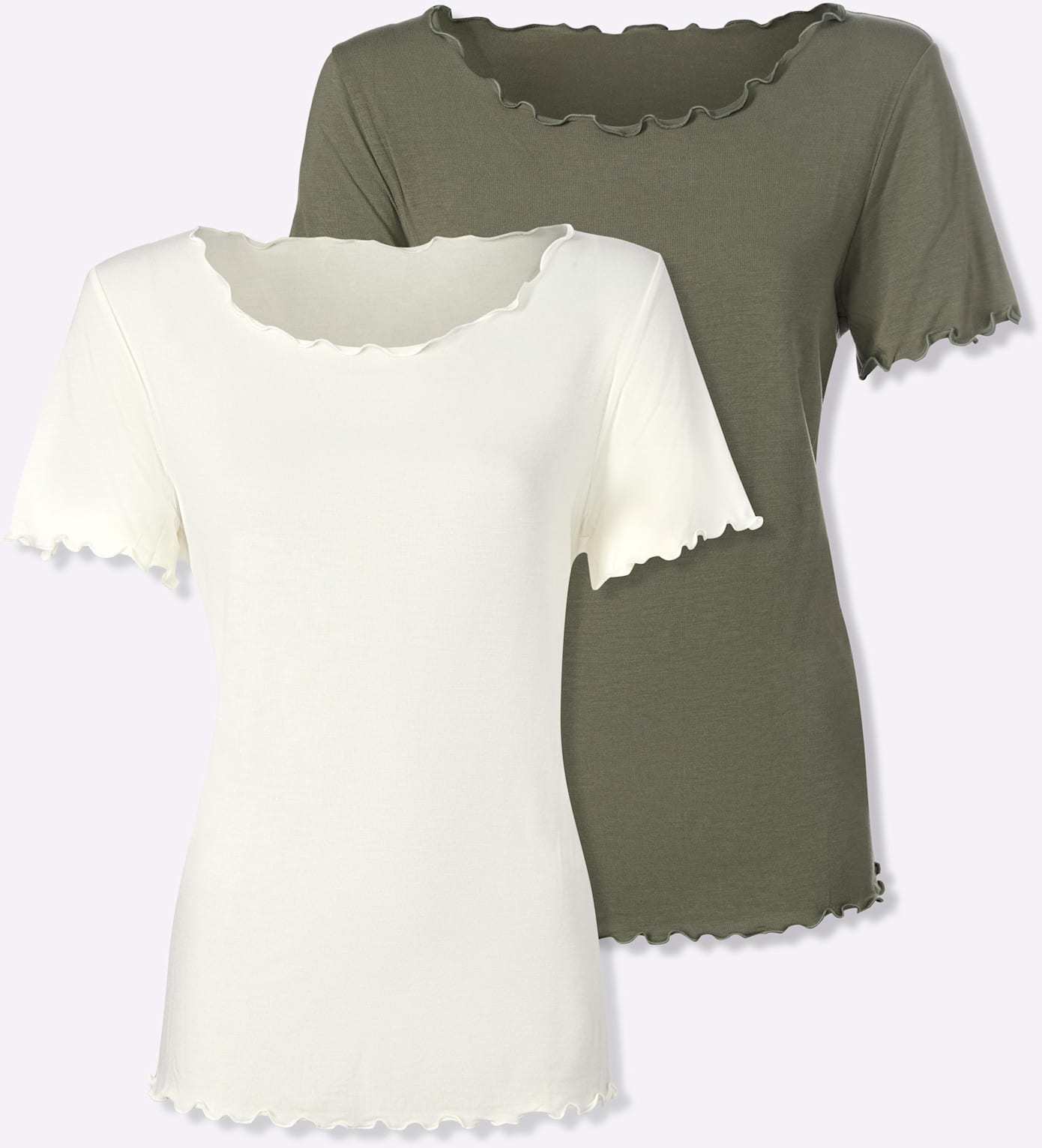 heine T-Shirt "Doppelpack Shirts" 2 tlg. günstig online kaufen