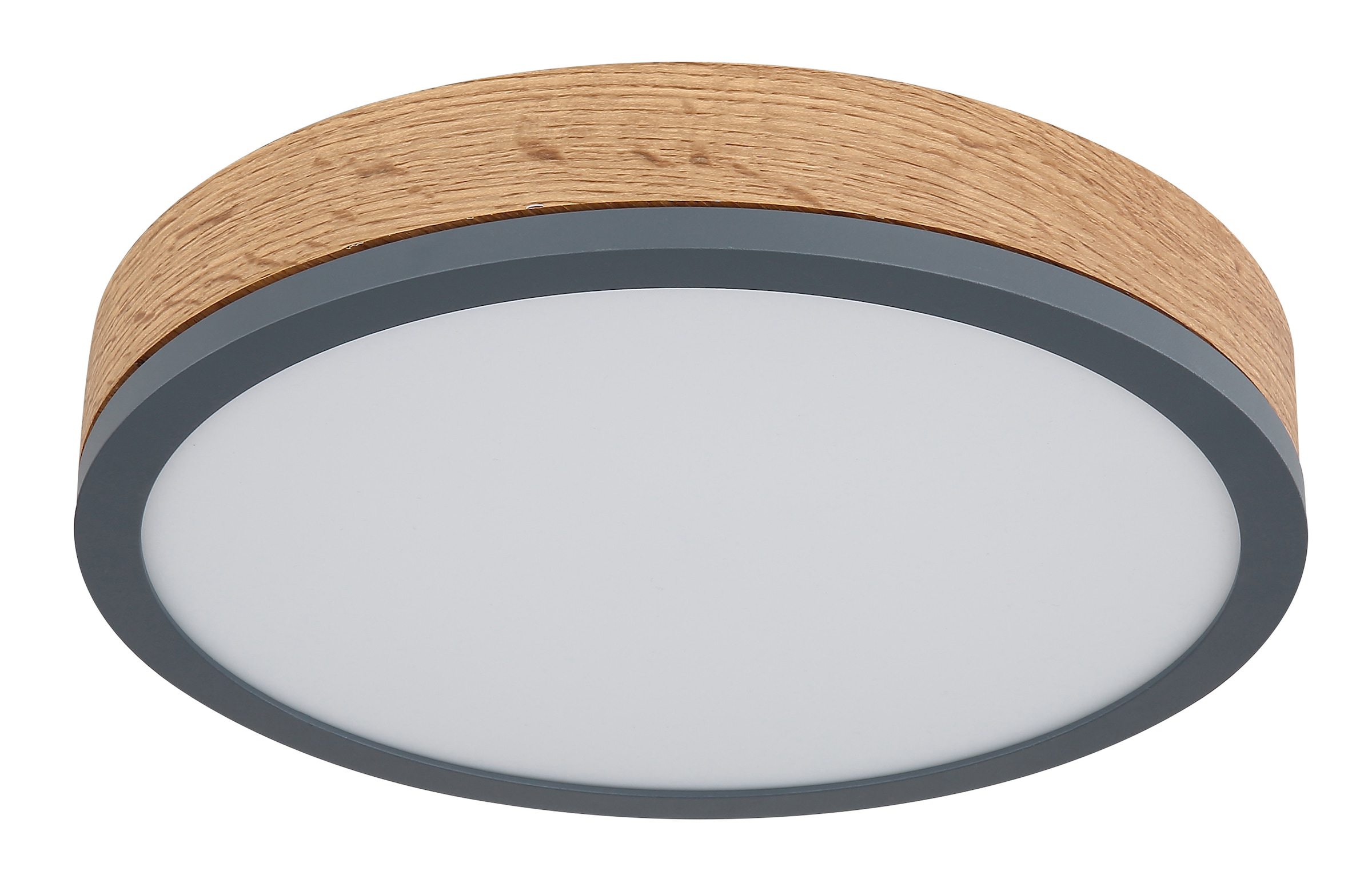 GLOBO LIGHTING Deckenleuchte »DORO«, Leuchtmittel LED-Modul | LED fest integriert, Runde Deckenlampe, 3000 Kelvin, Wohnzimmer