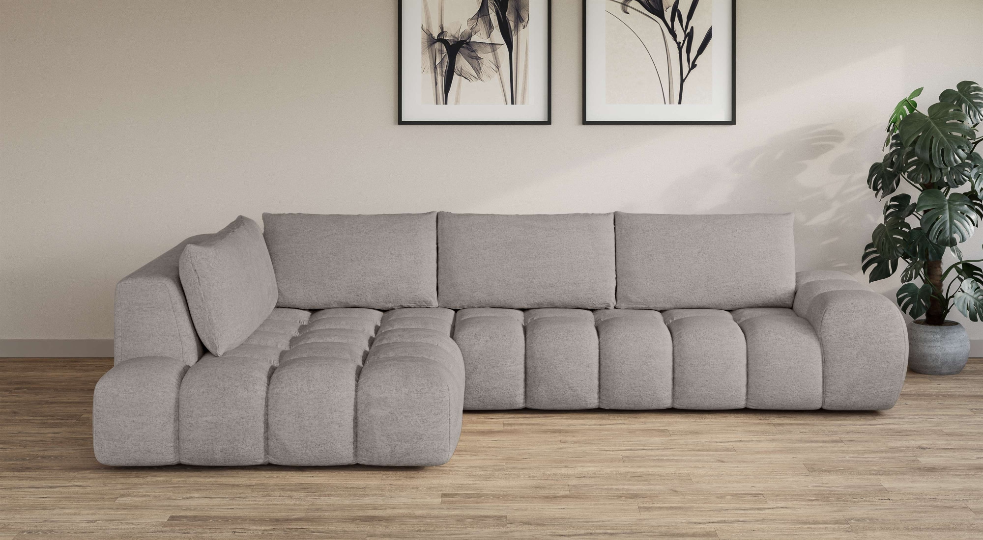 INOSIGN Ecksofa "AZITA klein, L-Form, elegant und bequem Designsofa", lose günstig online kaufen