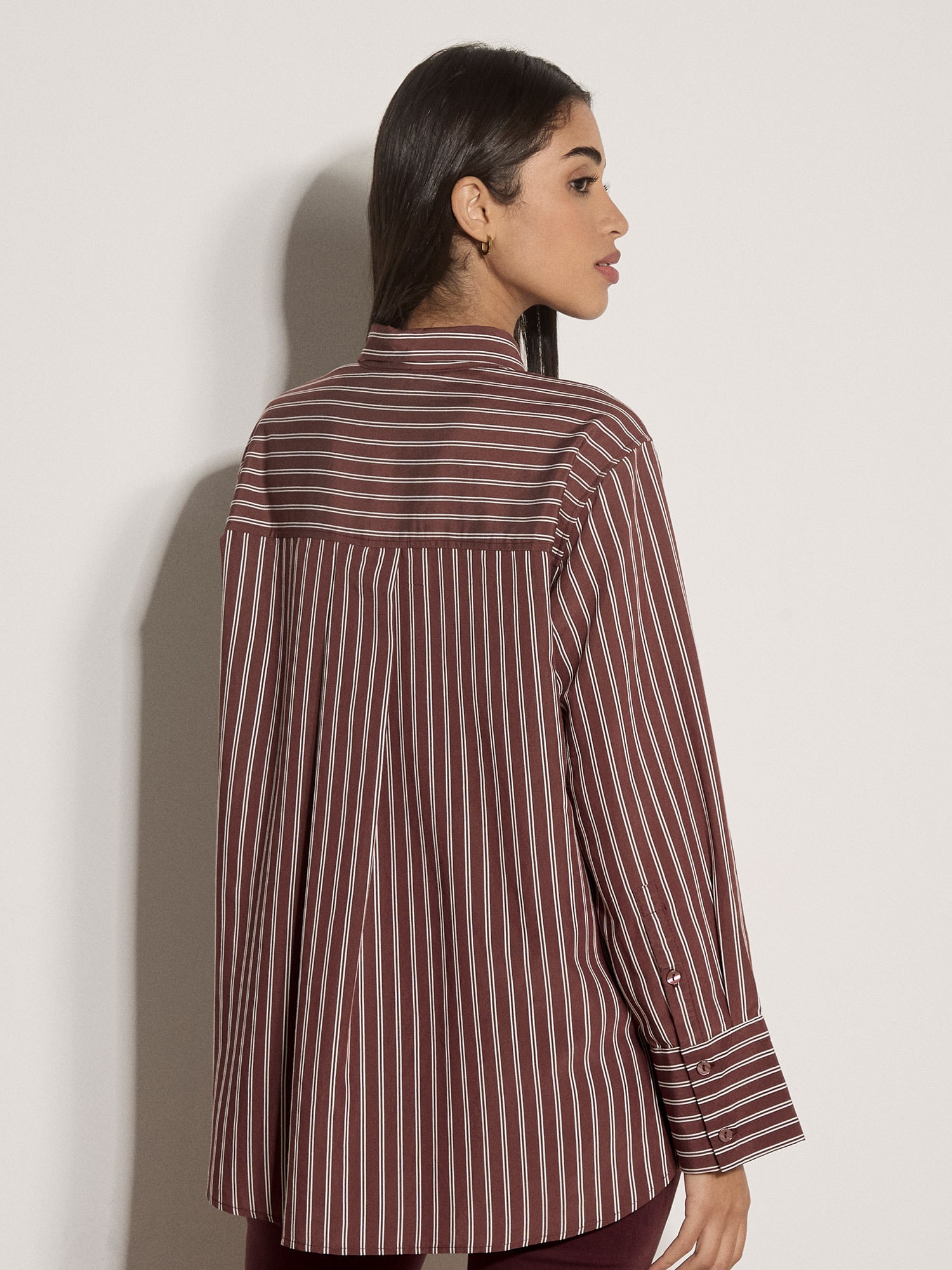 Apricot Hemdbluse »Oversized-Streifenhemd« mit asymmetrischem Saum