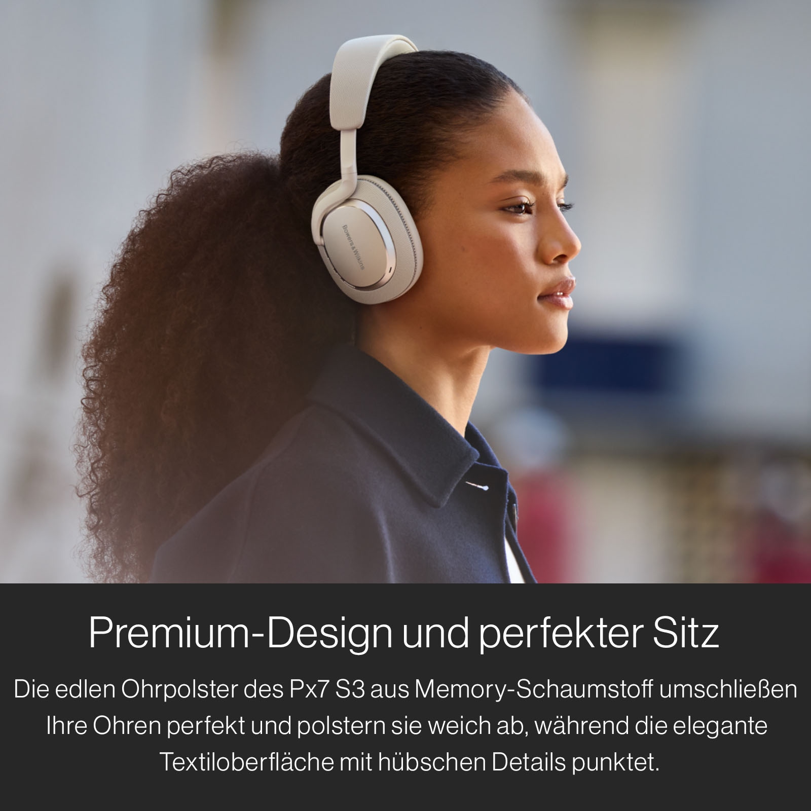 Bowers & Wilkins Kopfhörer »Px7 S3«, aptX Bluetooth-Bluetooth, Active Noise Cancelling (ANC)-Multi-Point-Verbindung