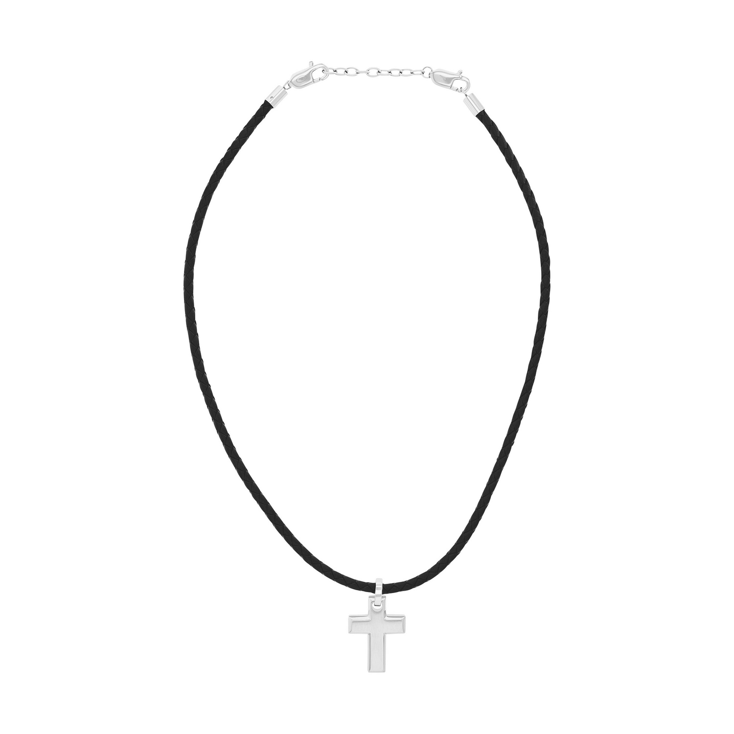 TOM TAILOR Kette mit Anhänger »Schmuck Geschenk Edelstahl Leder Kreuz«