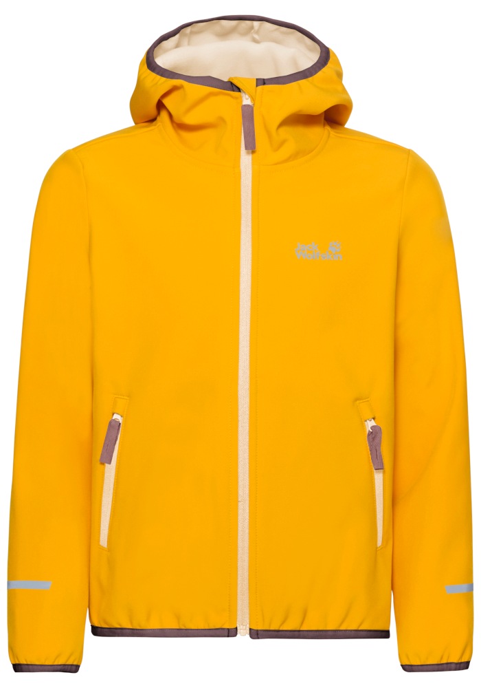Jack Wolfskin Softshelljacke »FOURWINDS JKT K« wasserabweisend, windabweisend, mit Reißverschluss, wärmeisolierend