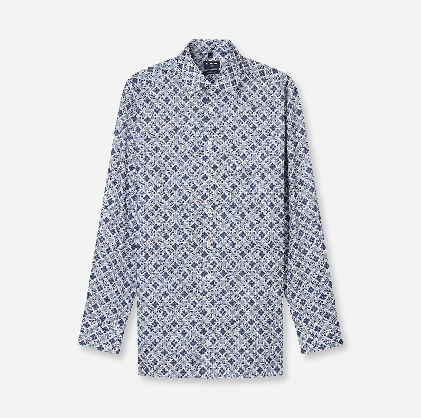 OLYMP Langarmhemd "Luxor" Businesshemd, modern fit, New-Kentkragen günstig online kaufen