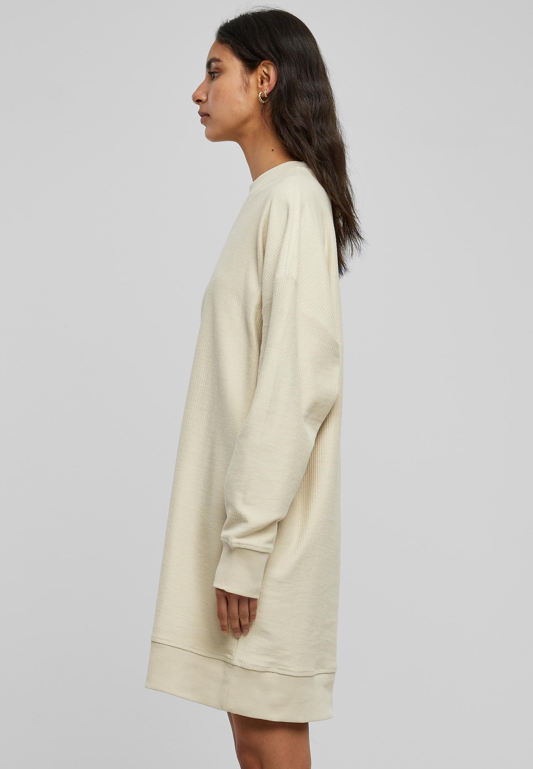 URBAN CLASSICS Shirtkleid »Urban Classics Damen Ladies Oversized Rib Crewneck Dress«, (1 tlg.)