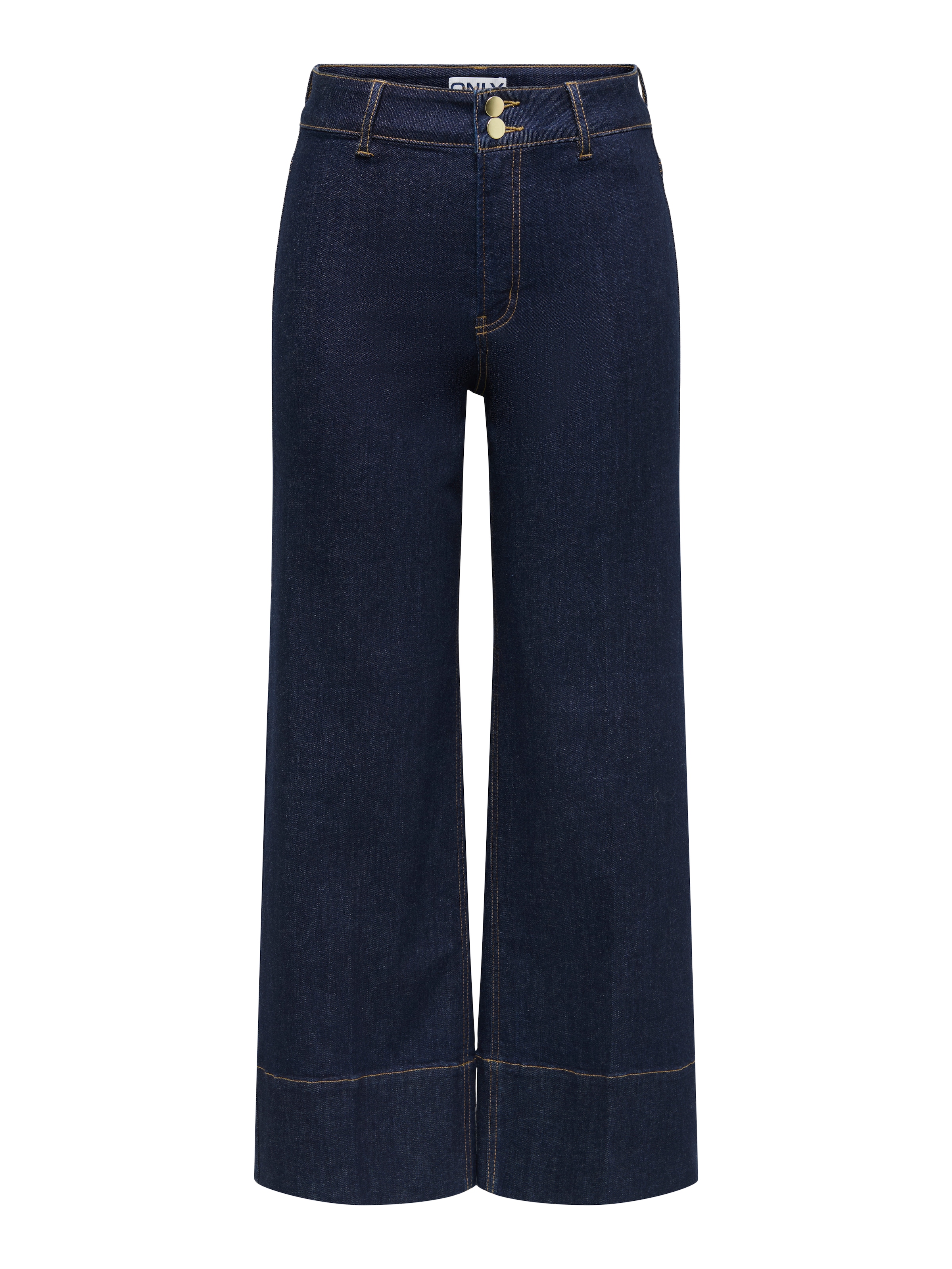 ONLY High-waist-Jeans »ONLMADISON HW DO BT CRP WD DNM GUA85NOOS« Materialmix, High Waist