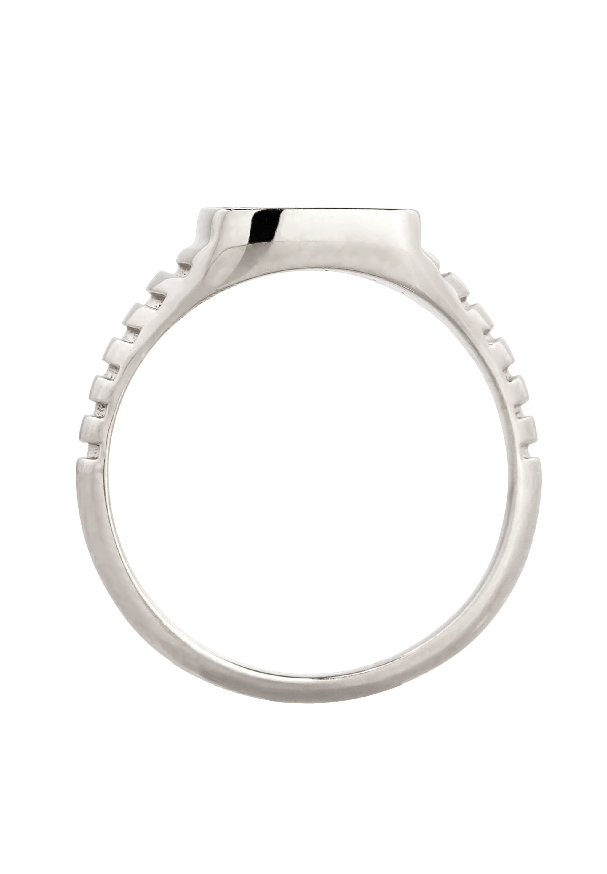 Elli Siegelring »Ring Ring Signet 925 Sterling Silber«
