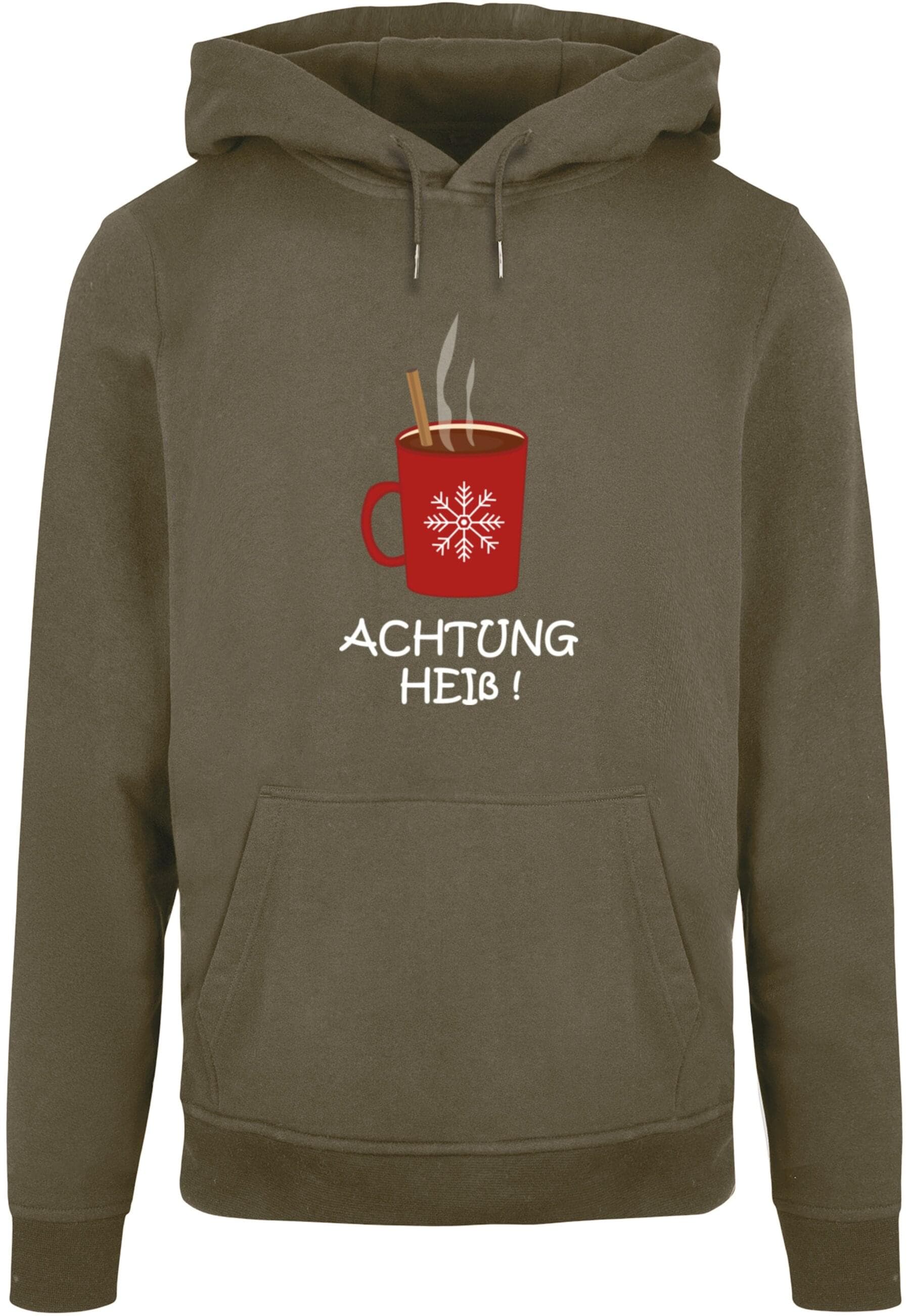 Merchcode Kapuzensweatshirt "Merchcode Herren Achtung heiss Basic Hoody" 1 günstig online kaufen