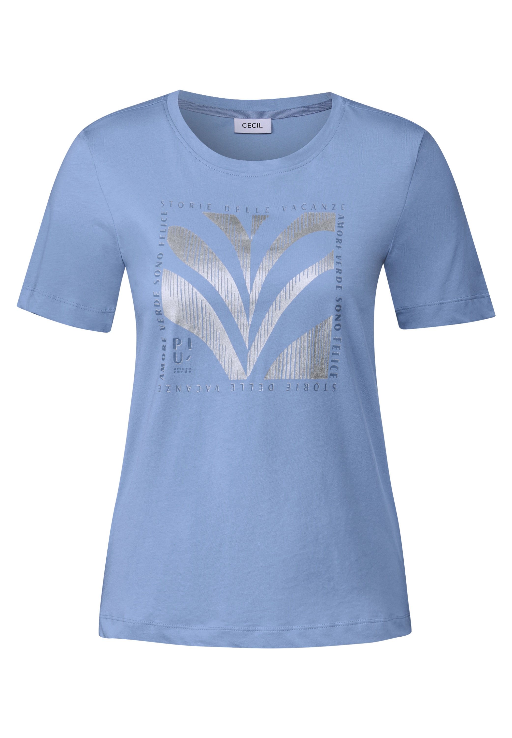 Cecil T-Shirt, aus reiner Baumwolle