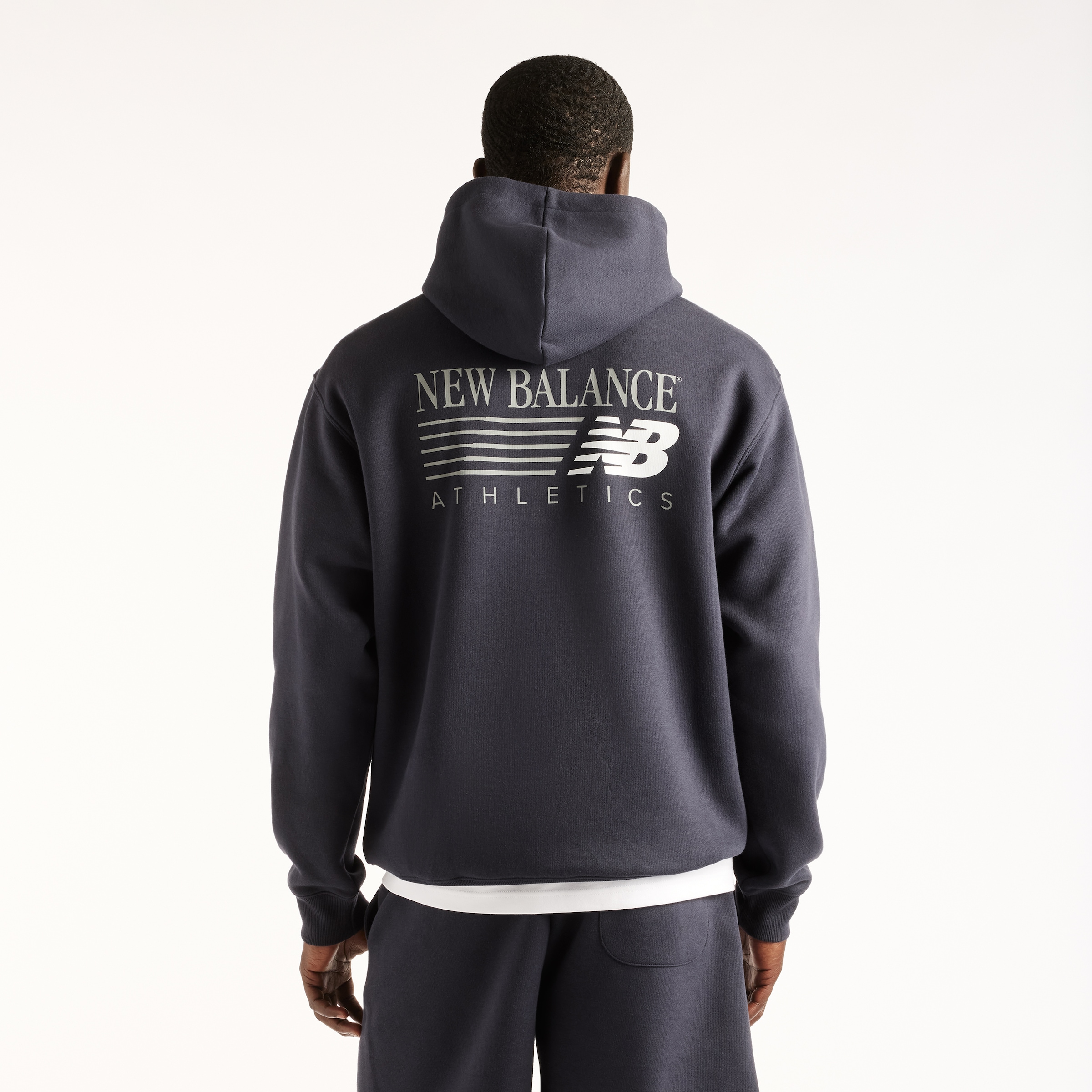 New Balance Kapuzensweatshirt »REIMAGINED FLEECE HOODIE«, sportlicher Look, aus Baumwolle und Polyester, klassischer Schnitt
