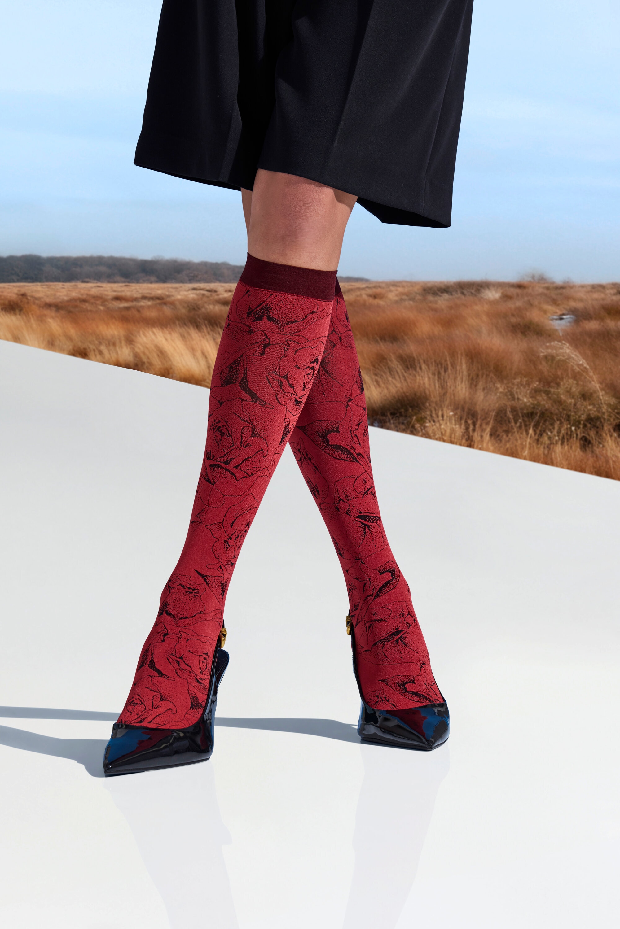 FALKE Kniestrümpfe »Rose Brush« 40 DEN 1 Stk. tlg.