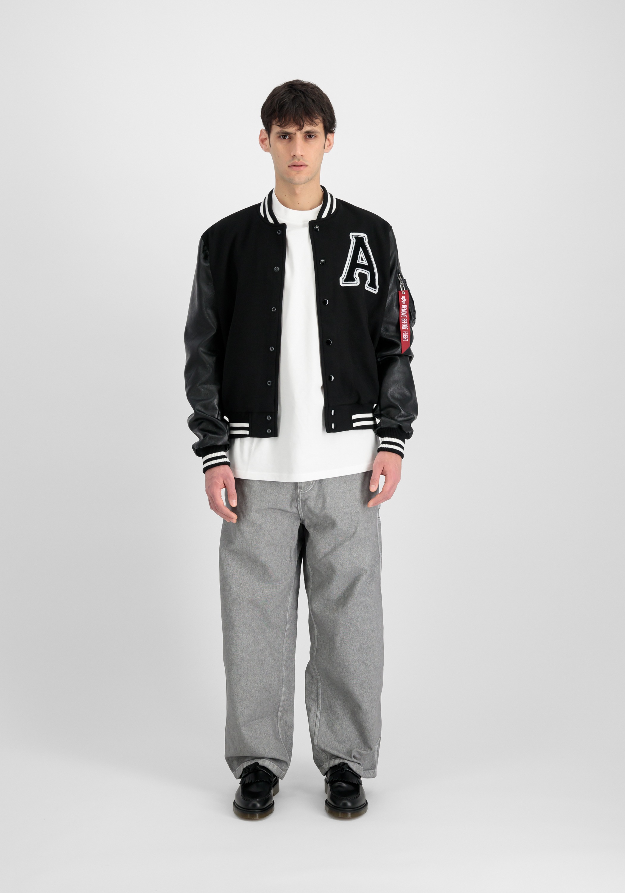 Thumbnail - Alpha Industries Collegejacke "PU College Jacket Light"