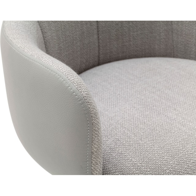MCA furniture Esszimmerstuhl »Mecana«, (Set), 2 St., 2er Set Materialmix,  Stuhl 360° drehbar mit Nivellierung, bis 120 kg bestellen | BAUR