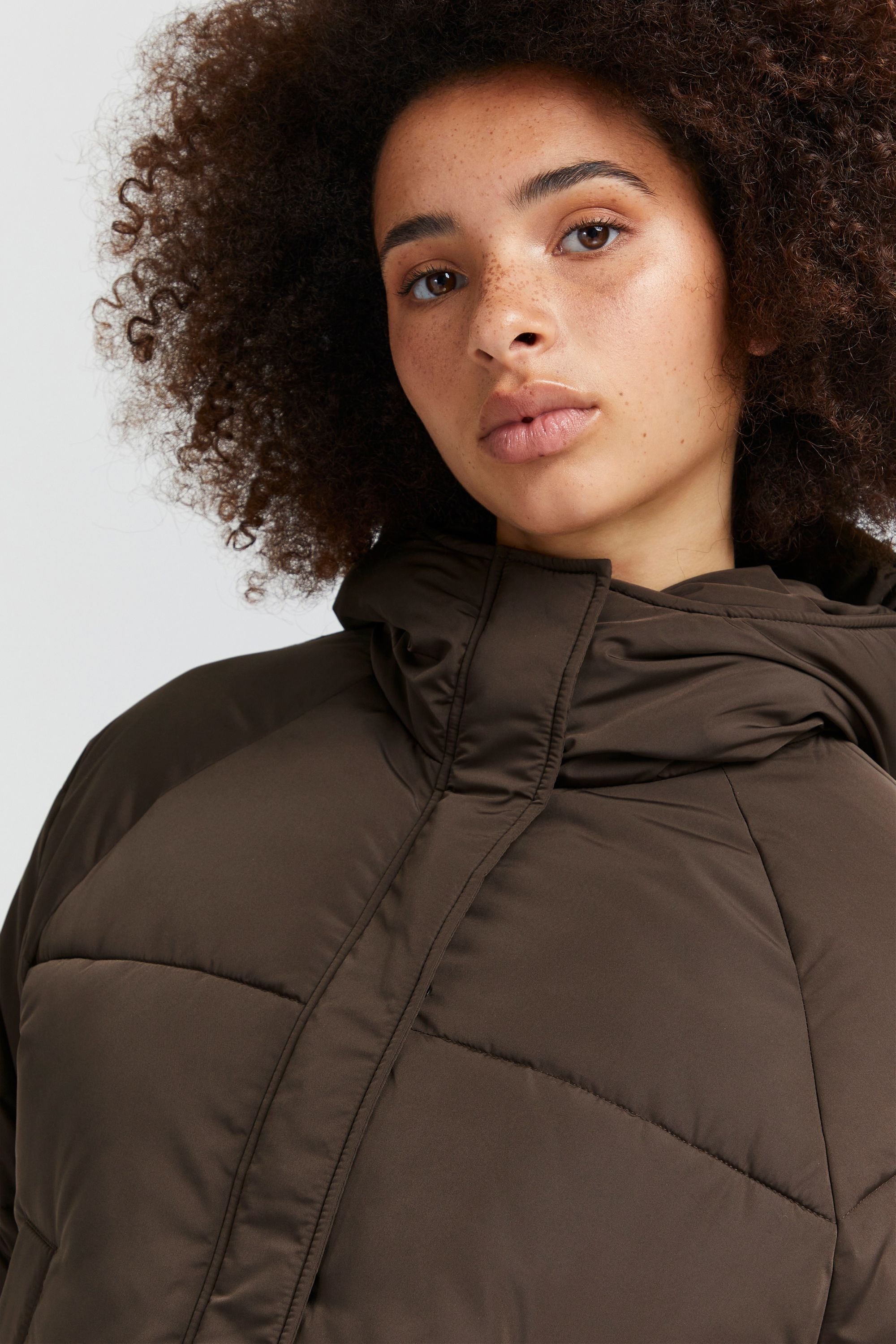Ichi Steppjacke »Steppjacke IHHorizon«, mit Kapuze