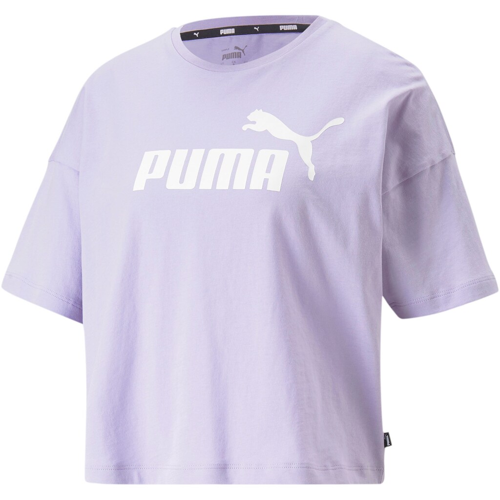 PUMA Crop-Top »ESS CROPPED LOGO TEE«