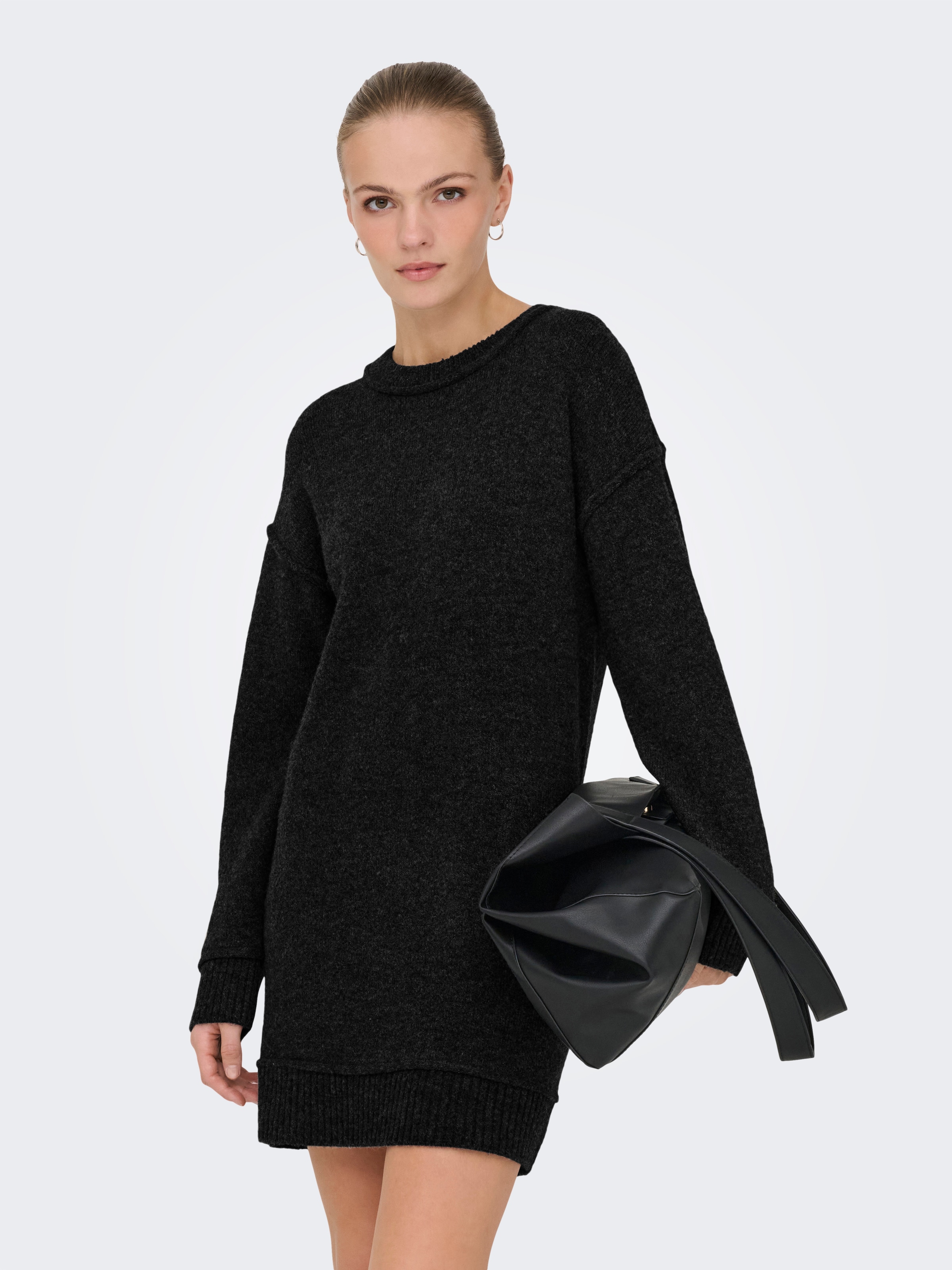 ONLY Midikleid "ONLHAZEL LS O-NECK DRESS BF KNT" Sommerkleid günstig online kaufen