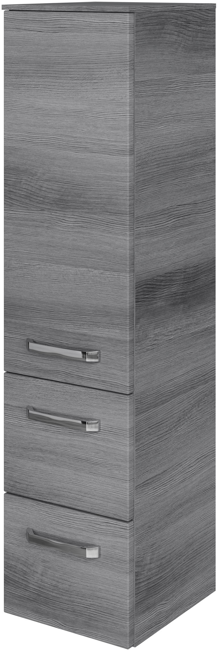 Saphir Midischrank "Serie 4010 Badschrank 30cm breit, 1 Tür, 2 Schubladen, inkl Türdämpfer", 2 Glas-Einlegeböden, Badezi