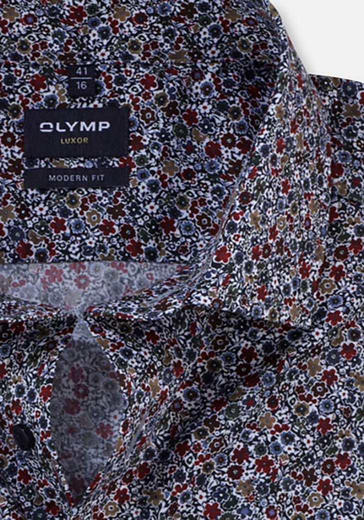 OLYMP Businesshemd »Luxor modern fit«, mit floralem Print